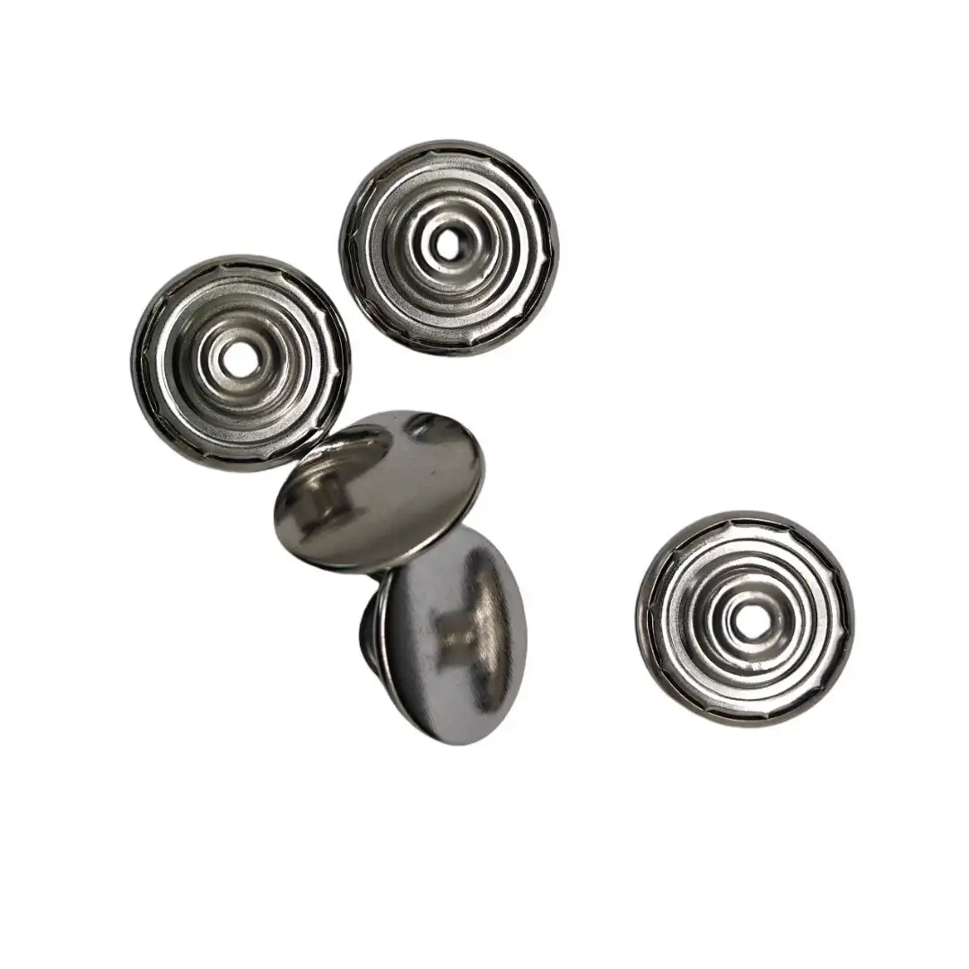 Silver 1 holes Metal Button for Shirt,Pants,Denim Jacket,Suit Trouser,Jackets,Tank Top,Skirt,Jogger,Padded Jacket,Rain Coat,Uniform,Half-Zipper Cardigan (Sweater) buy garments accessories in bulk from China wholesaler at wholesale price free worldwide shipping Alibaba