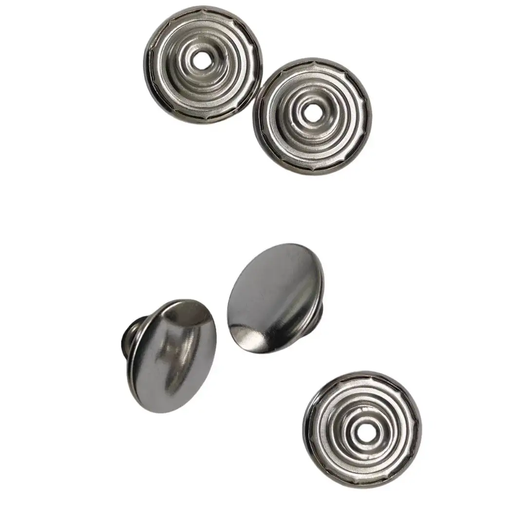 Silver 1 holes Metal Button for Shirt,Pants,Denim Jacket,Suit Trouser,Jackets,Tank Top,Skirt,Jogger,Padded Jacket,Rain Coat,Uniform,Half-Zipper Cardigan (Sweater) buy garments accessories in bulk from China wholesaler at wholesale price free worldwide shipping Alibaba