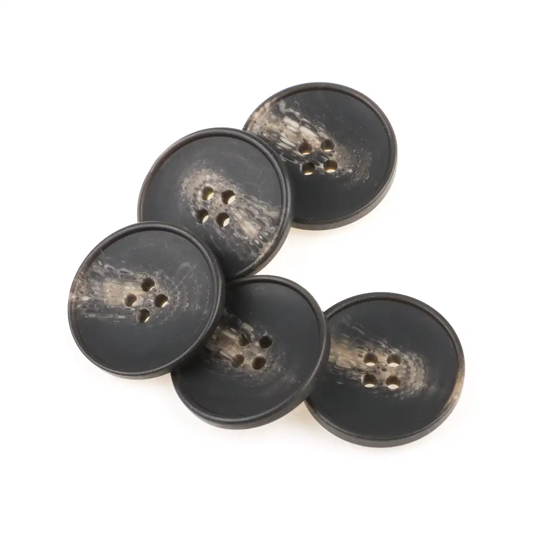 Black 4 holes Resin Button for Shirt,Overcoat buy garments accessories in bulk from China wholesaler at wholesale price free worldwide shipping Alibaba