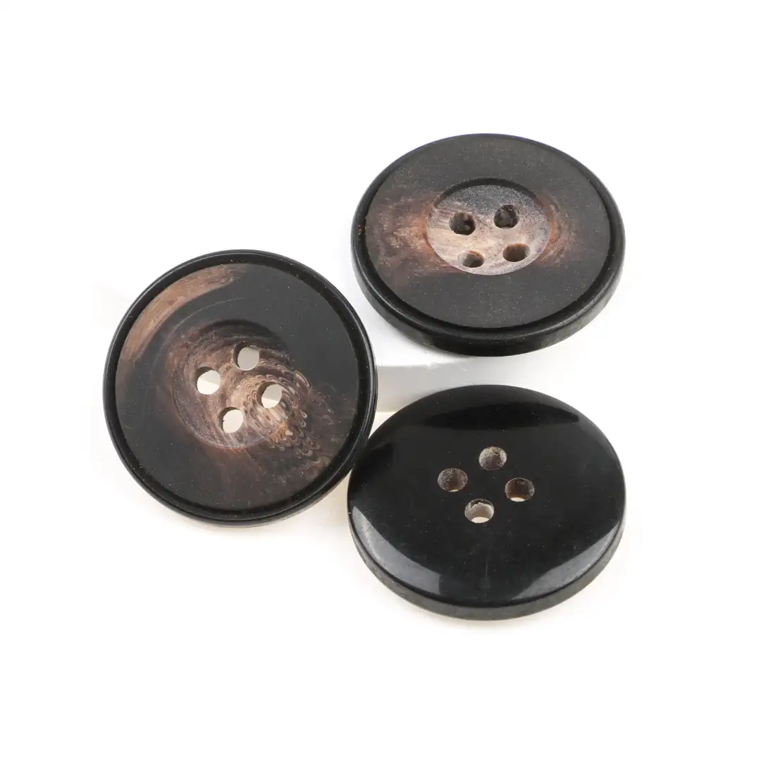 Black 4 holes Resin Button for Shirt,Overcoat buy garments accessories in bulk from China wholesaler at wholesale price free worldwide shipping Alibaba