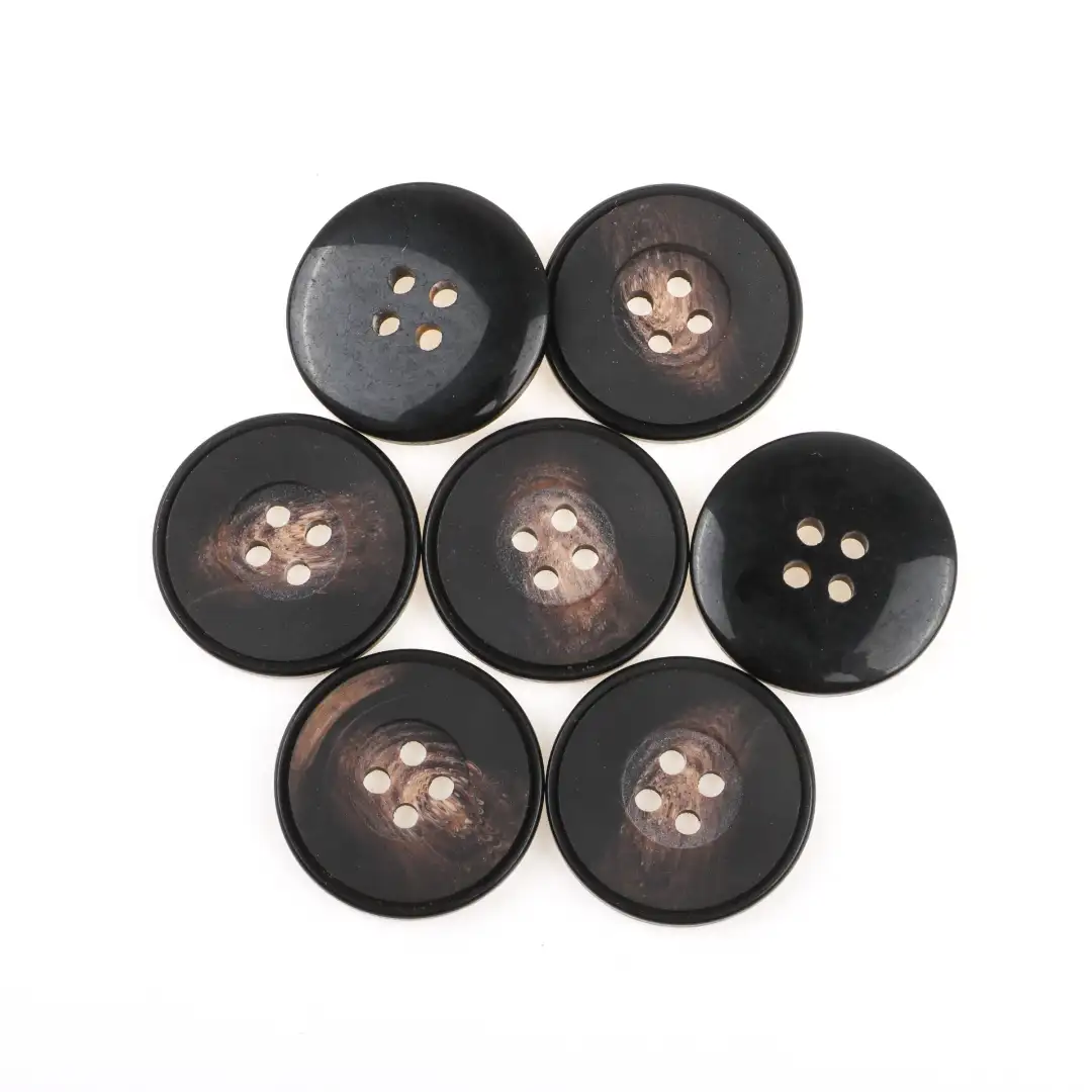 Black 4 holes Resin Button for Shirt,Overcoat buy garments accessories in bulk from China wholesaler at wholesale price free worldwide shipping Alibaba