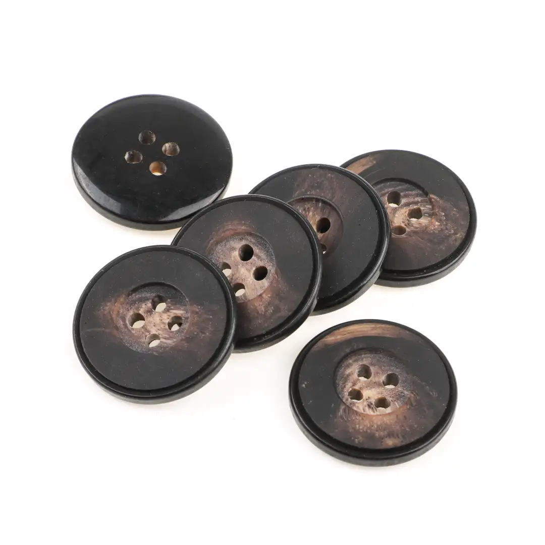 Black 4 holes Resin Button for Shirt,Overcoat buy garments accessories in bulk from China wholesaler at wholesale price free worldwide shipping Alibaba