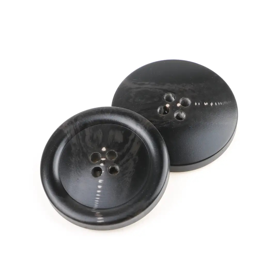 Black 4 holes Resin Button for Shirt,Overcoat buy garments accessories in bulk from China wholesaler at wholesale price free worldwide shipping Alibaba