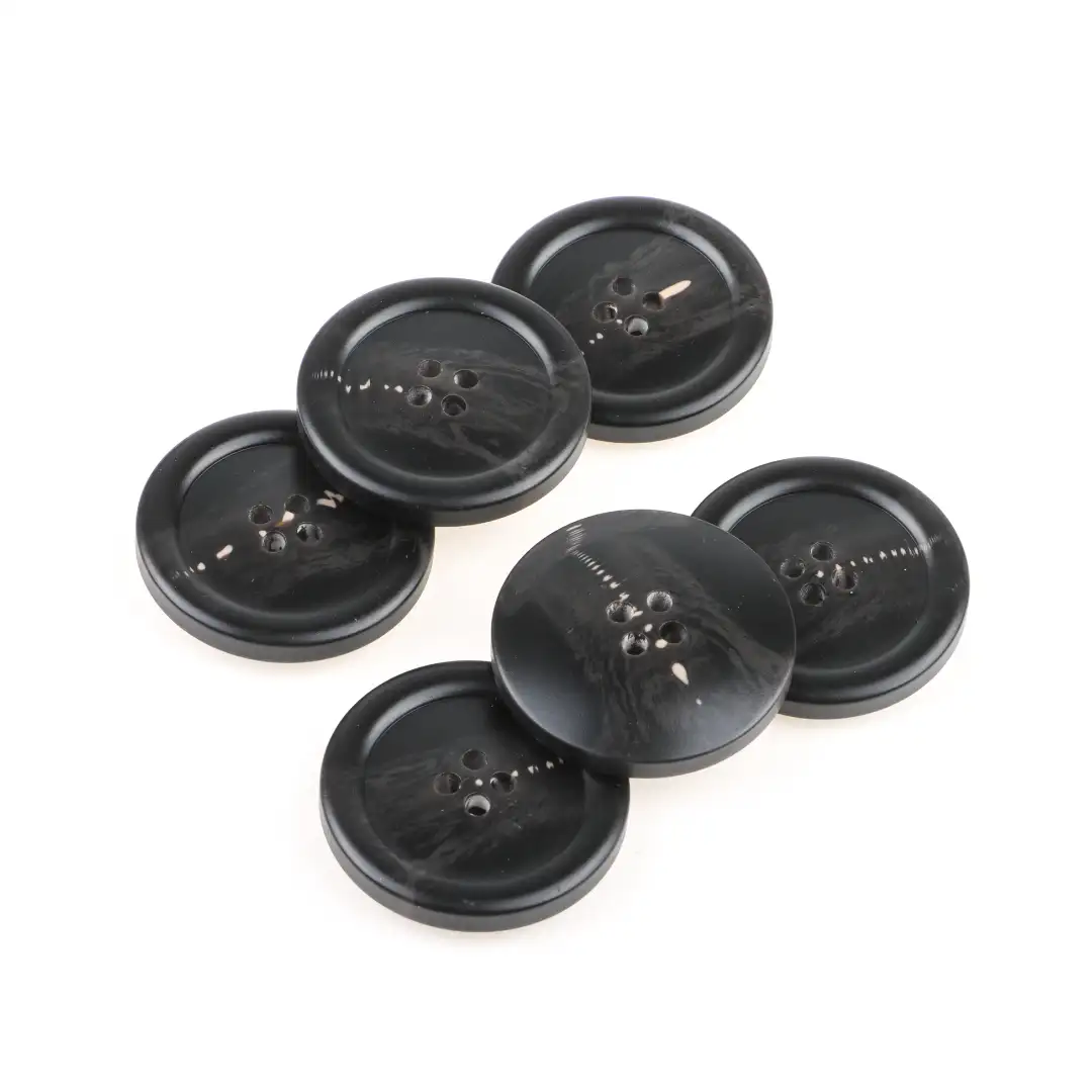 Black 4 holes Resin Button for Shirt,Overcoat buy garments accessories in bulk from China wholesaler at wholesale price free worldwide shipping Alibaba