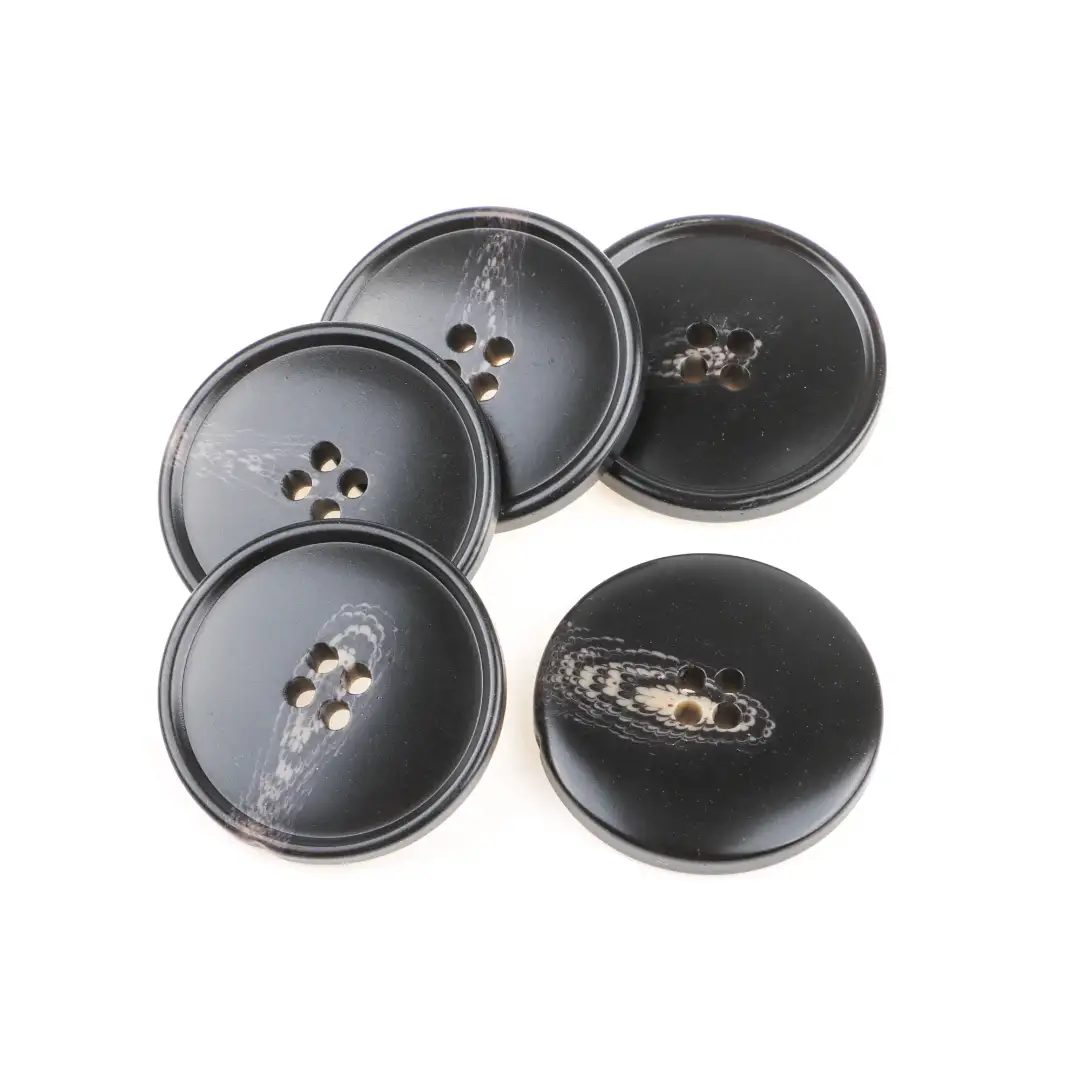 Black 4 holes Resin Button for Shirt,Overcoat buy garments accessories in bulk from China wholesaler at wholesale price free worldwide shipping Alibaba
