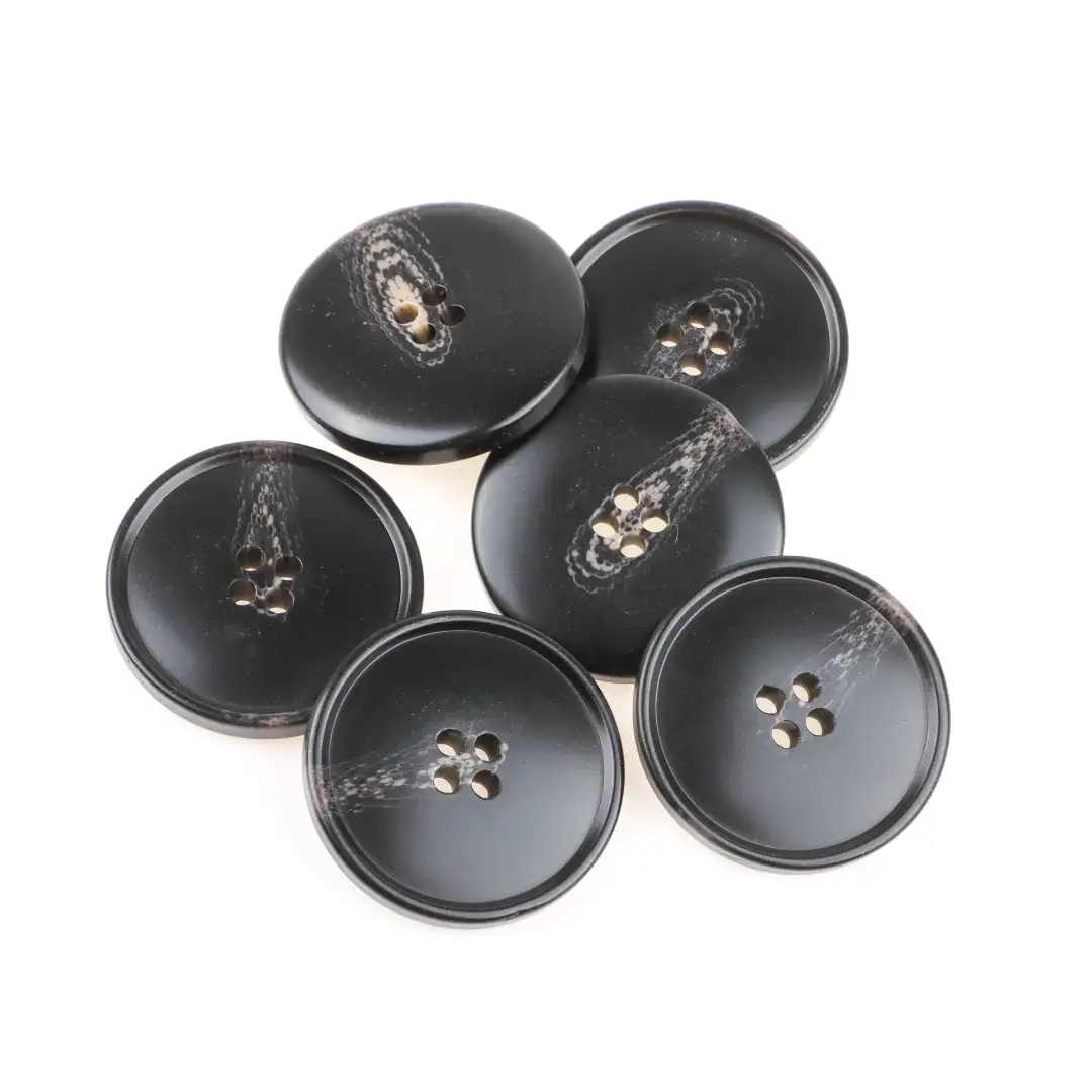 Black 4 holes Resin Button for Shirt,Overcoat buy garments accessories in bulk from China wholesaler at wholesale price free worldwide shipping Alibaba
