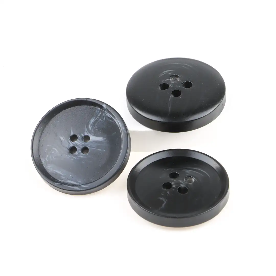Black 4 holes Resin Button for Shirt,Overcoat buy garments accessories in bulk from China wholesaler at wholesale price free worldwide shipping Alibaba