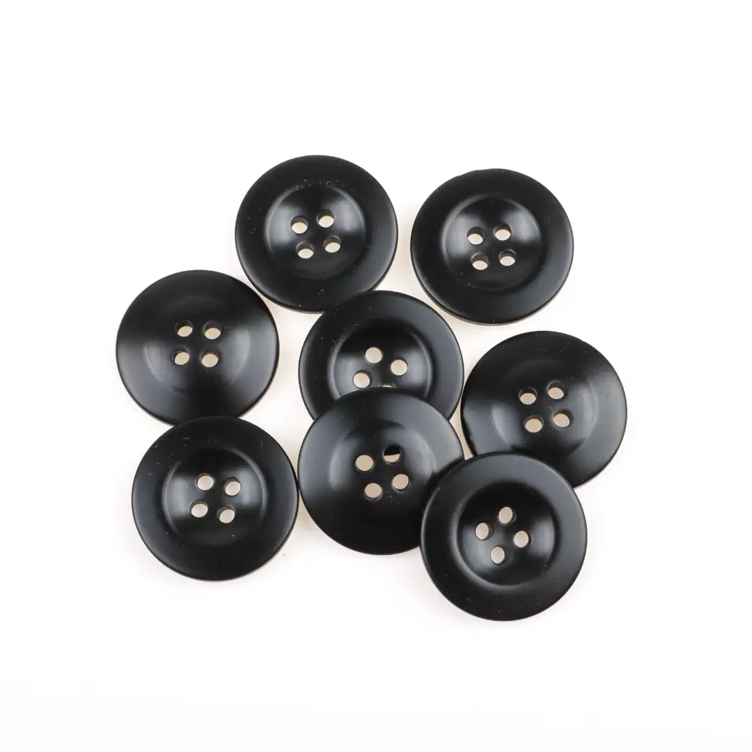 Black 4 holes Resin Button for Shirt,Padded Jacket,Overcoat buy garments accessories in bulk from China wholesaler at wholesale price free worldwide shipping Alibaba