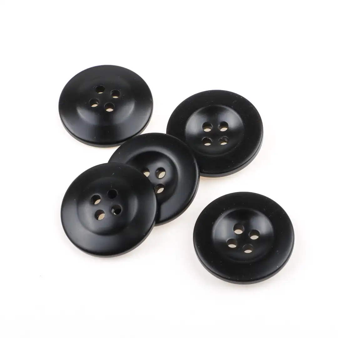 Black 4 holes Resin Button for Shirt,Padded Jacket,Overcoat buy garments accessories in bulk from China wholesaler at wholesale price free worldwide shipping Alibaba