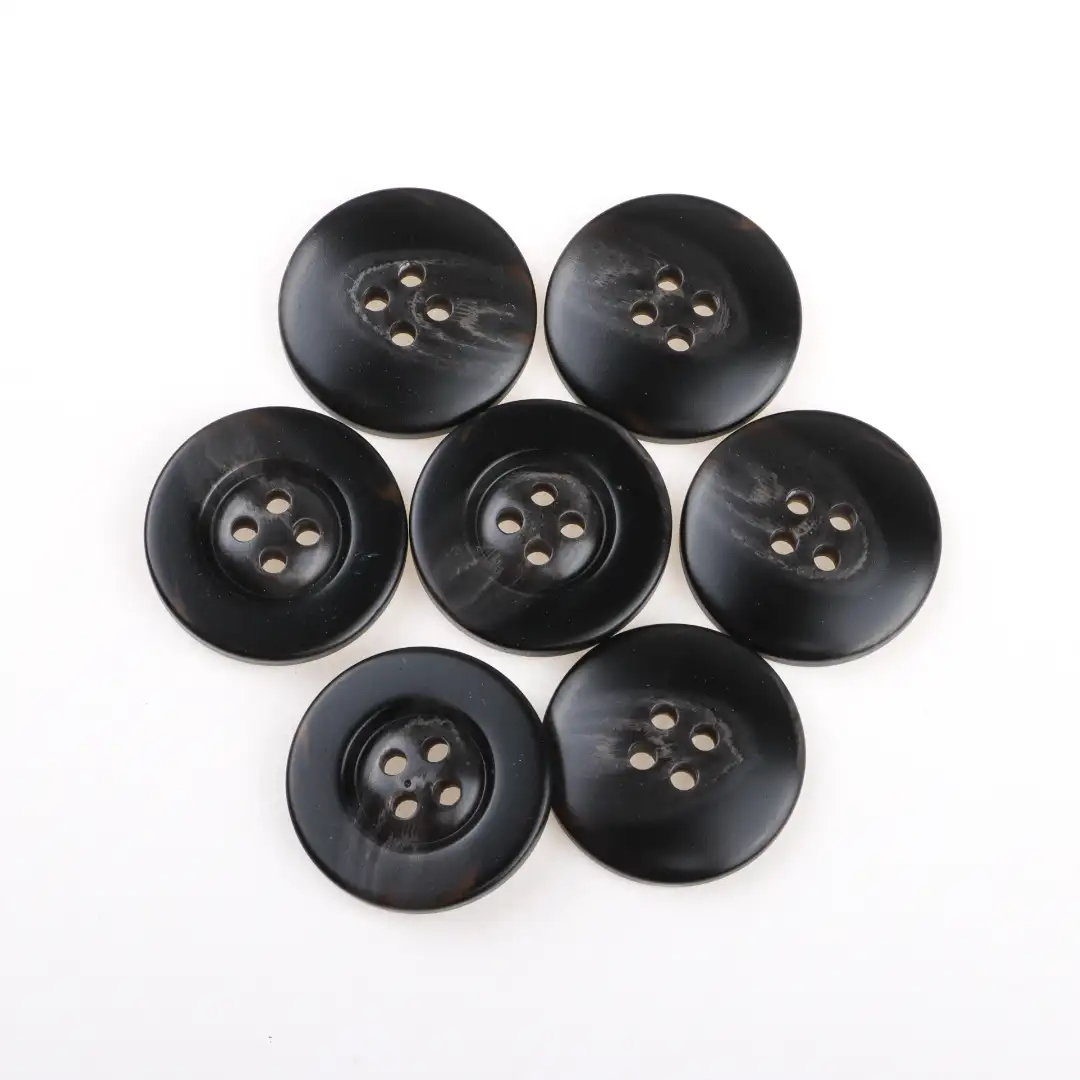 Black 4 holes Resin Button for Shirt,Overcoat buy garments accessories in bulk from China wholesaler at wholesale price free worldwide shipping Alibaba