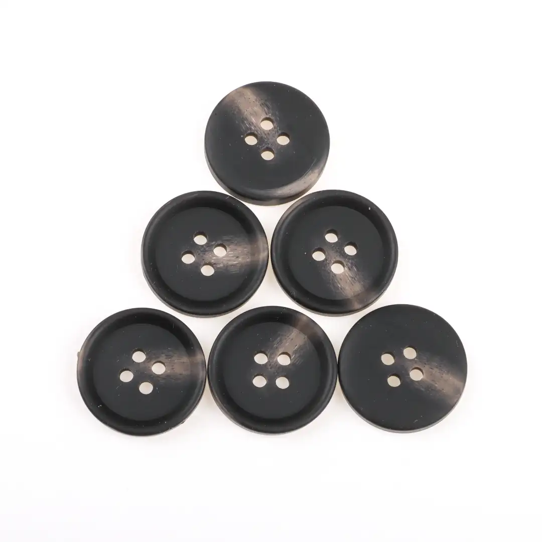 Black 4 holes Resin Button for Shirt,Overcoat buy garments accessories in bulk from China wholesaler at wholesale price free worldwide shipping Alibaba