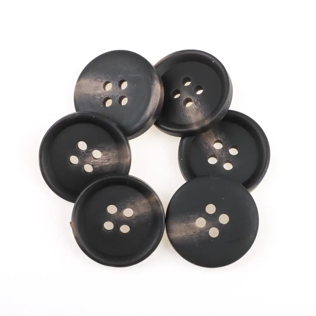 Black 4 holes Resin Button for Shirt,Overcoat buy garments accessories in bulk from China wholesaler at wholesale price free worldwide shipping Alibaba