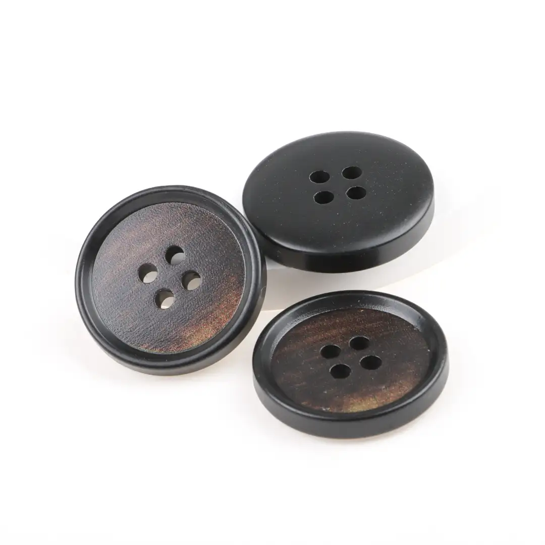 Black 4 holes Resin Button for Shirt,Overcoat buy garments accessories in bulk from China wholesaler at wholesale price free worldwide shipping Alibaba