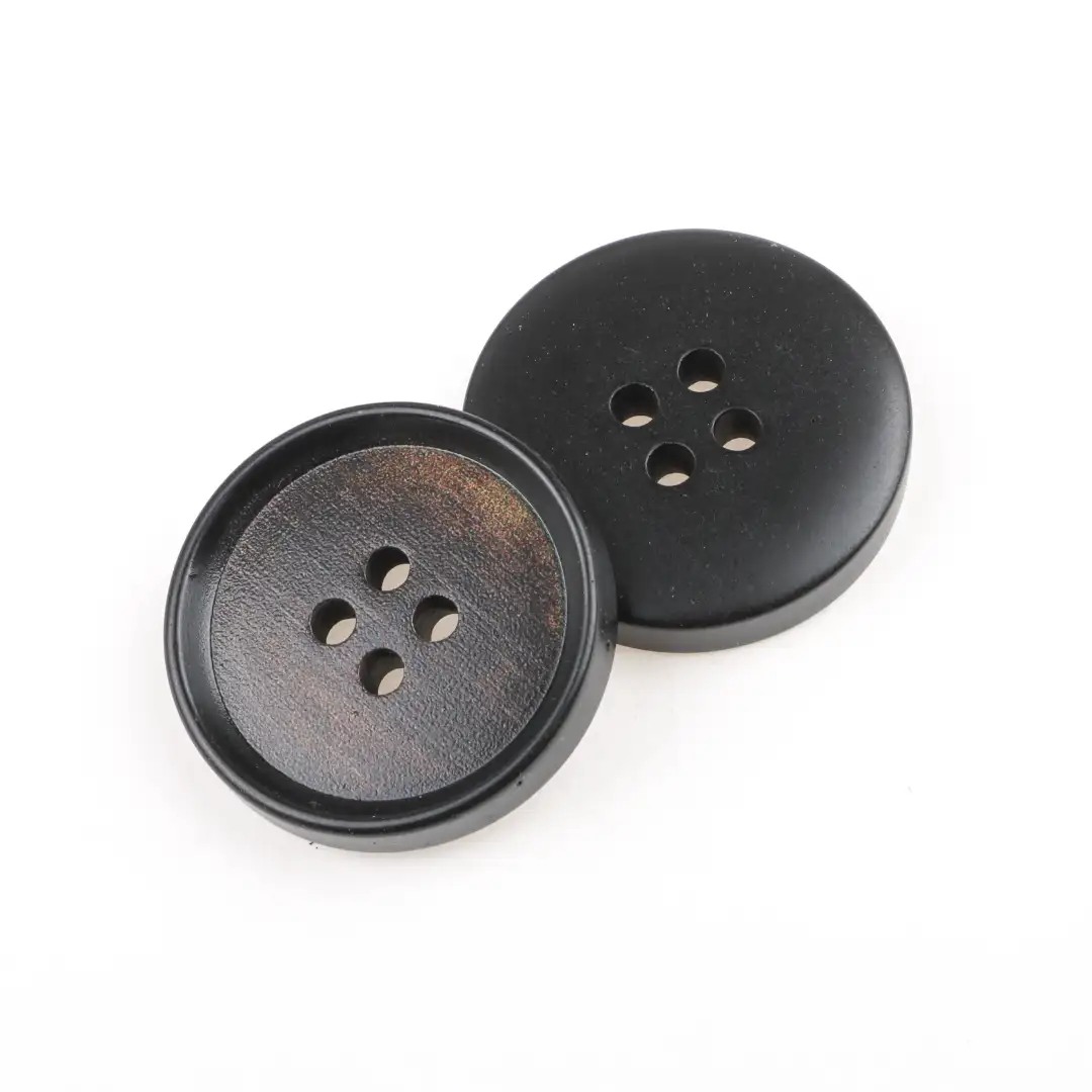 Black 4 holes Resin Button for Shirt,Overcoat buy garments accessories in bulk from China wholesaler at wholesale price free worldwide shipping Alibaba