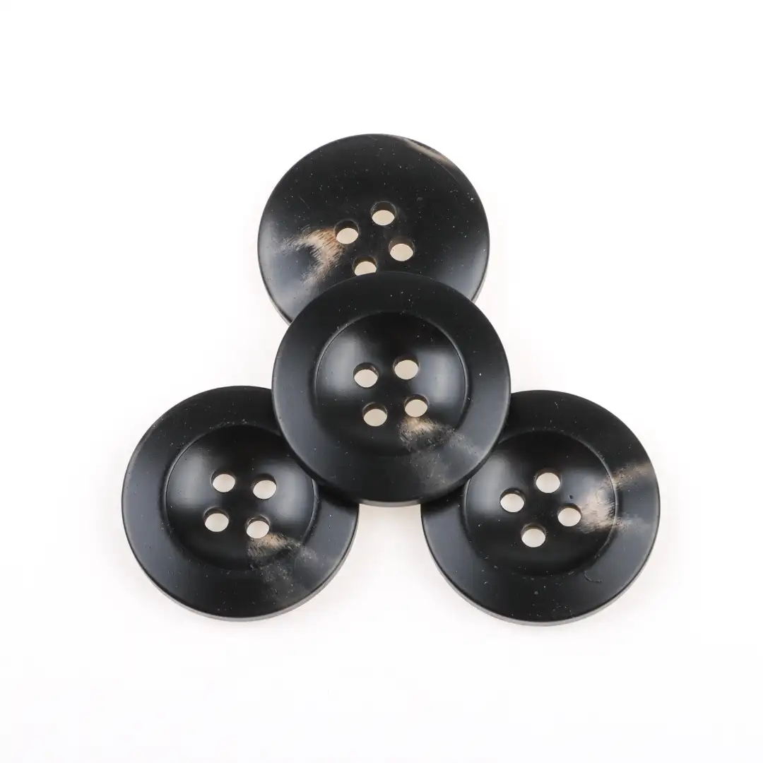 Black 4 holes Resin Button for Shirt,Overcoat buy garments accessories in bulk from China wholesaler at wholesale price free worldwide shipping Alibaba
