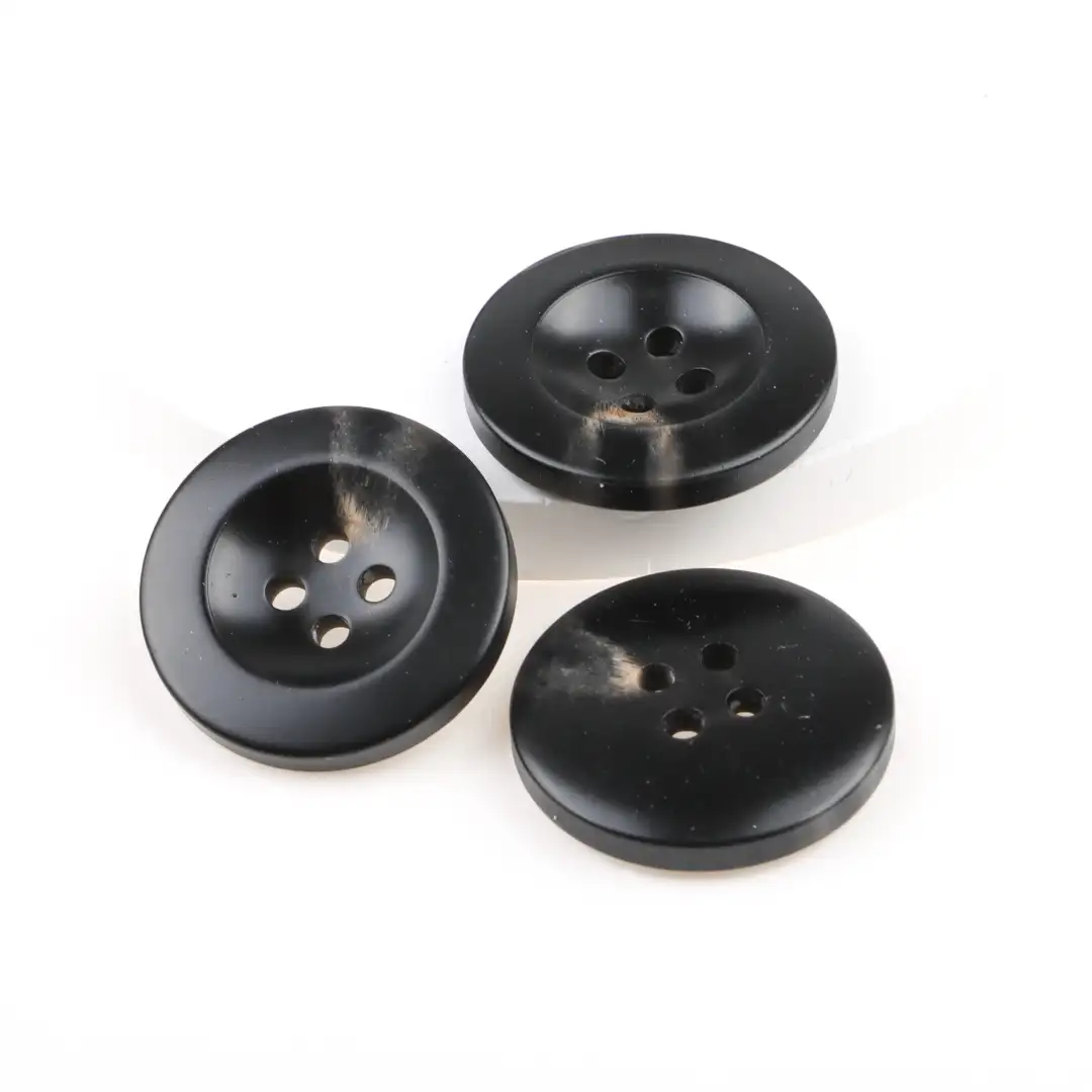 Black 4 holes Resin Button for Shirt,Overcoat buy garments accessories in bulk from China wholesaler at wholesale price free worldwide shipping Alibaba