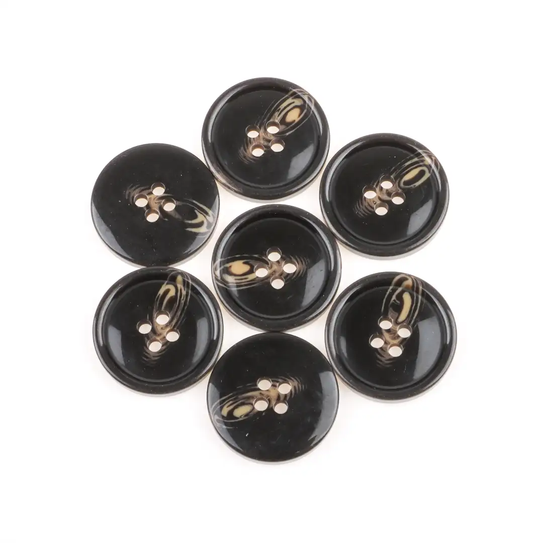 Black 4 holes Resin Button for Shirt,Overcoat buy garments accessories in bulk from China wholesaler at wholesale price free worldwide shipping Alibaba