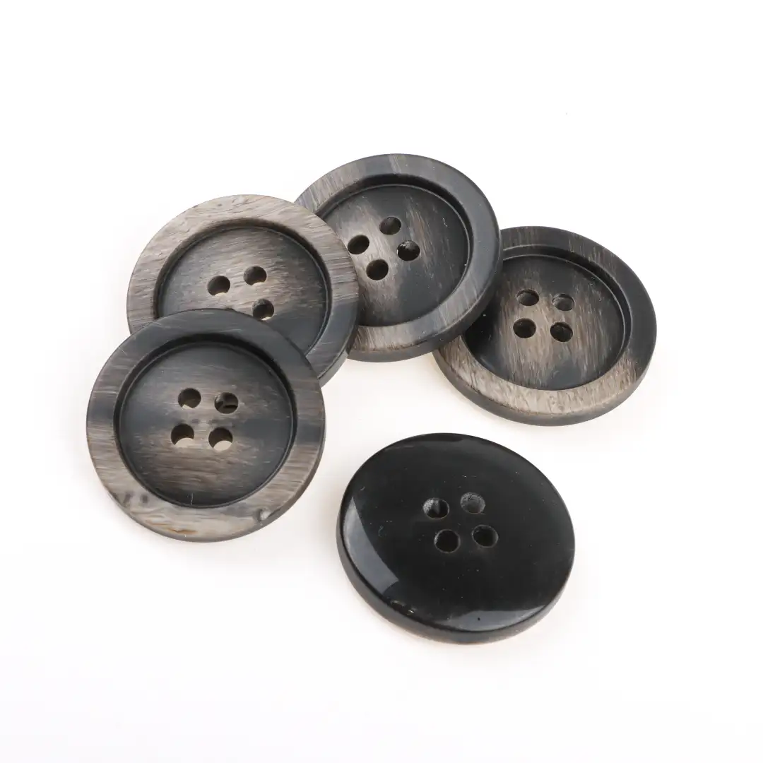 Black 4 holes Resin Button for Shirt,Overcoat buy garments accessories in bulk from China wholesaler at wholesale price free worldwide shipping Alibaba