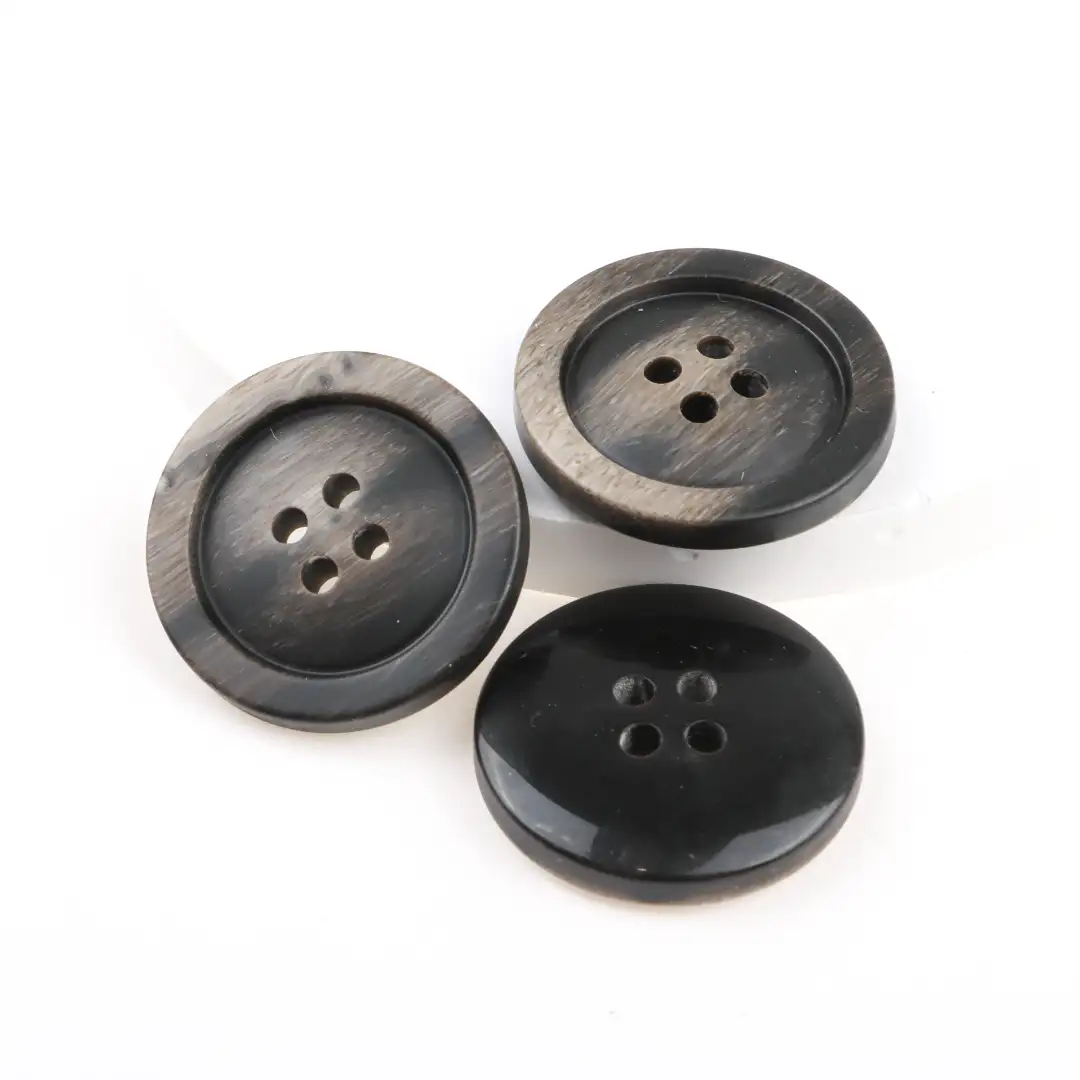 Black 4 holes Resin Button for Shirt,Overcoat buy garments accessories in bulk from China wholesaler at wholesale price free worldwide shipping Alibaba