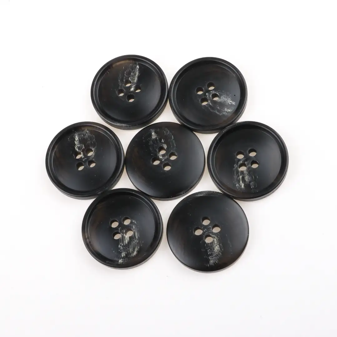 Black 4 holes Resin Button for Shirt,Overcoat buy garments accessories in bulk from China wholesaler at wholesale price free worldwide shipping Alibaba