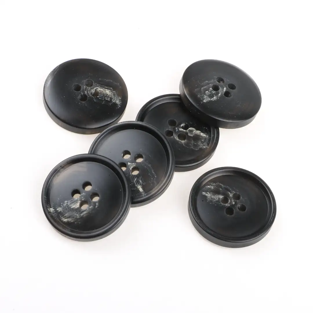 Black 4 holes Resin Button for Shirt,Overcoat buy garments accessories in bulk from China wholesaler at wholesale price free worldwide shipping Alibaba