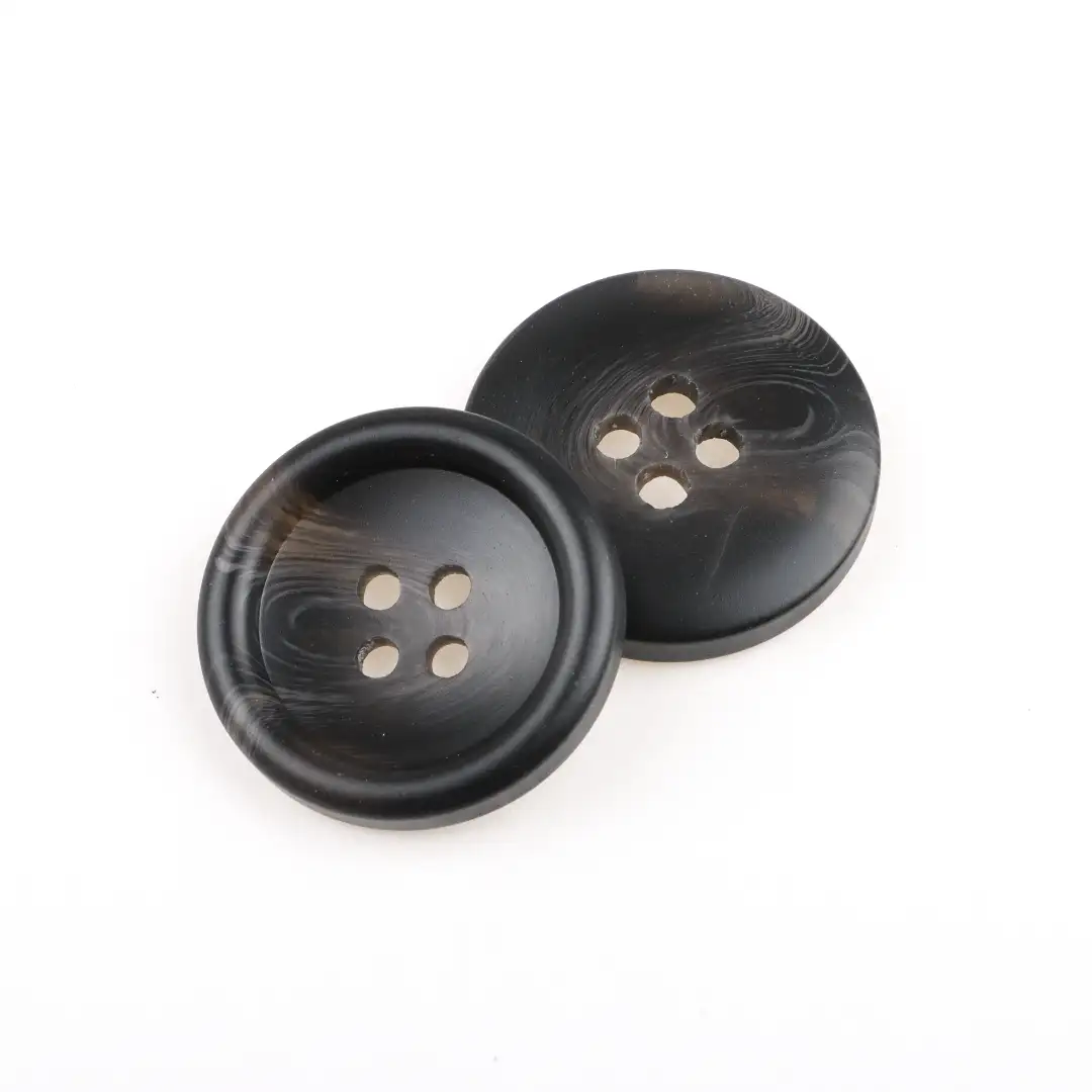 Black 4 holes Resin Button for Shirt,Overcoat buy garments accessories in bulk from China wholesaler at wholesale price free worldwide shipping Alibaba