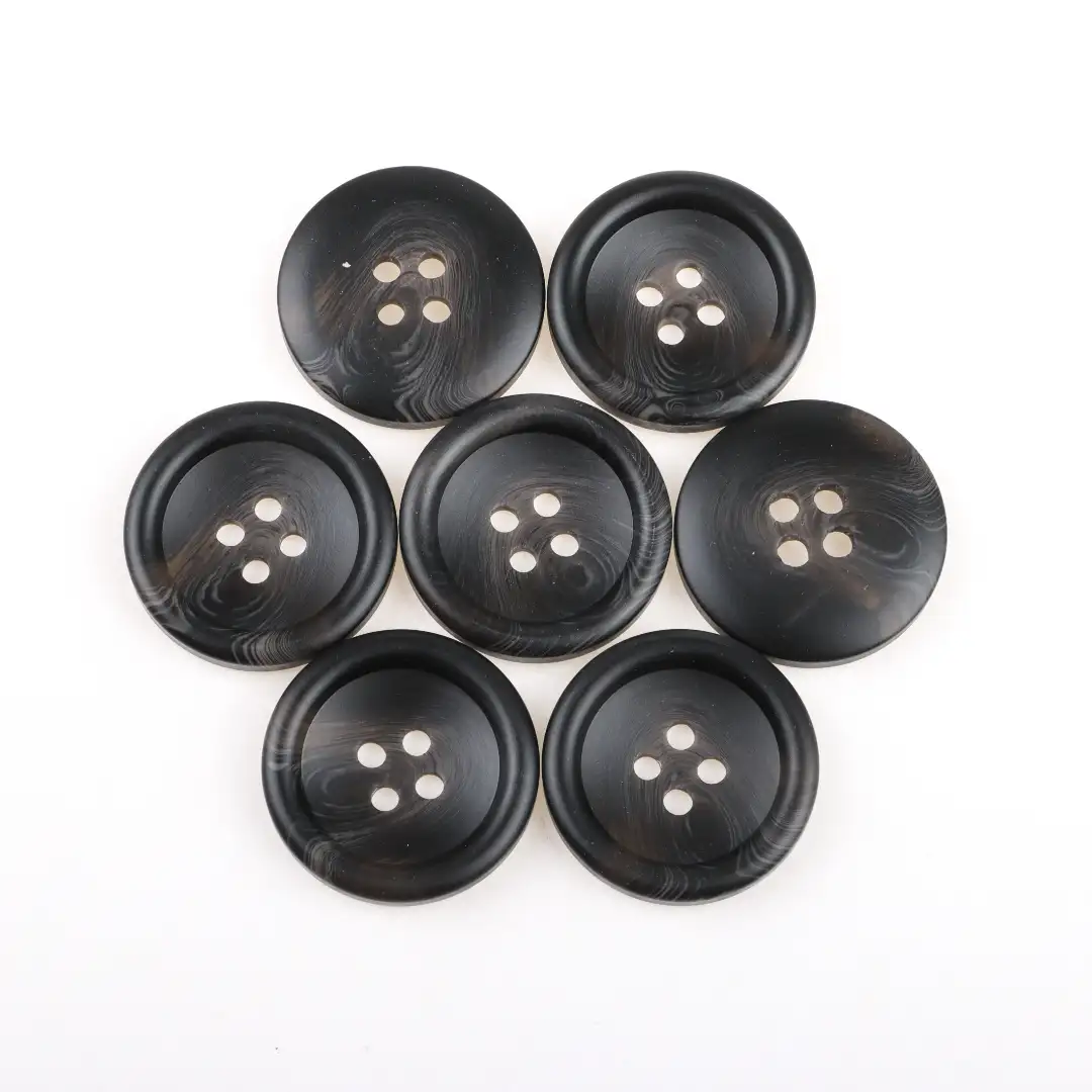Black 4 holes Resin Button for Shirt,Overcoat buy garments accessories in bulk from China wholesaler at wholesale price free worldwide shipping Alibaba