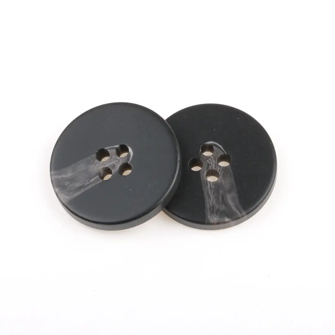 Black 4 holes Resin Button for Shirt,Overcoat buy garments accessories in bulk from China wholesaler at wholesale price free worldwide shipping Alibaba