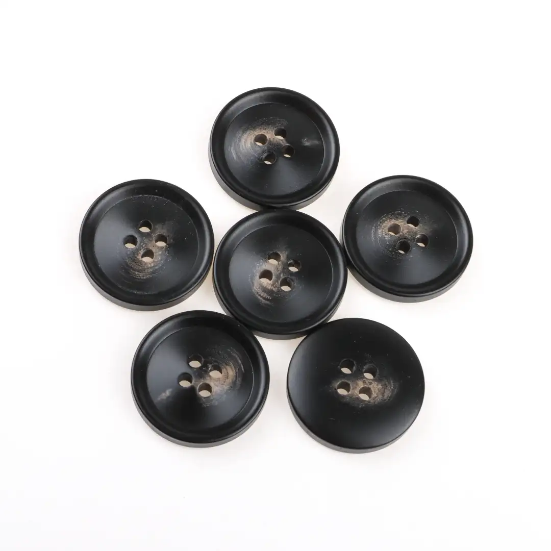 Black 4 holes Resin Button for Shirt,Overcoat buy garments accessories in bulk from China wholesaler at wholesale price free worldwide shipping Alibaba