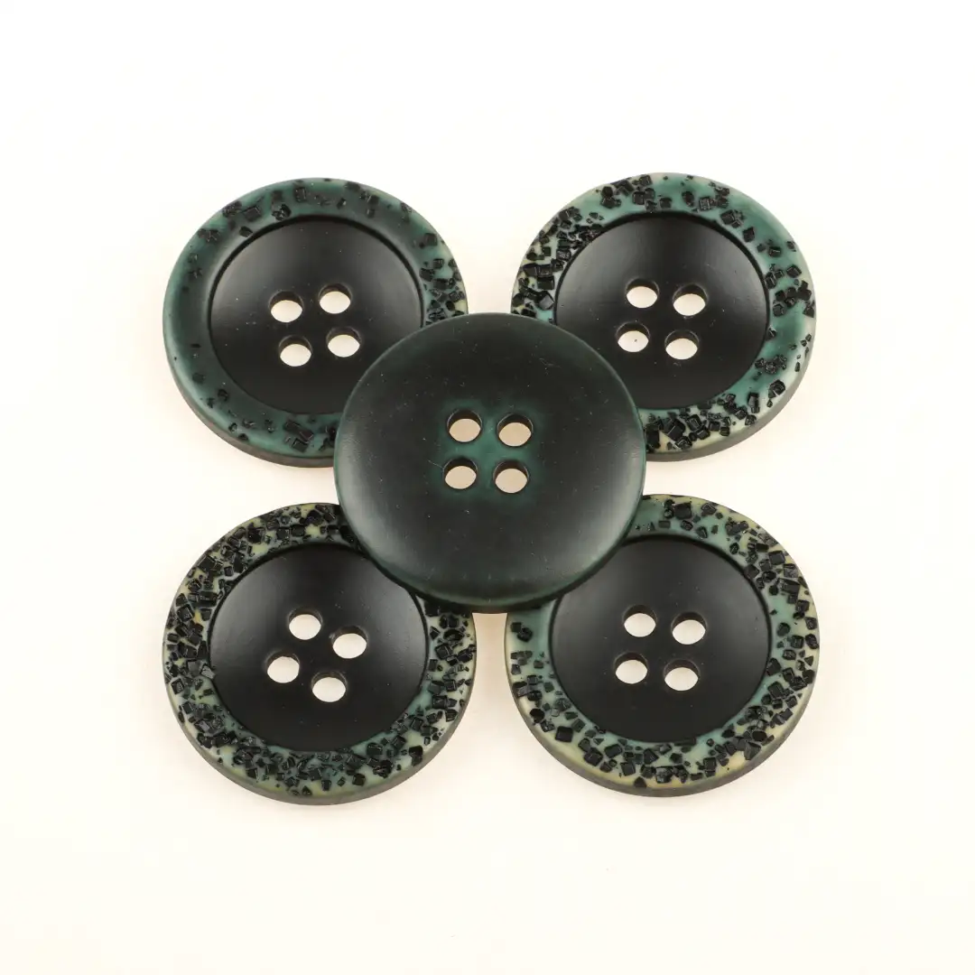 Black 4 holes Resin Button for Shirt,Overcoat buy garments accessories in bulk from China wholesaler at wholesale price free worldwide shipping Alibaba