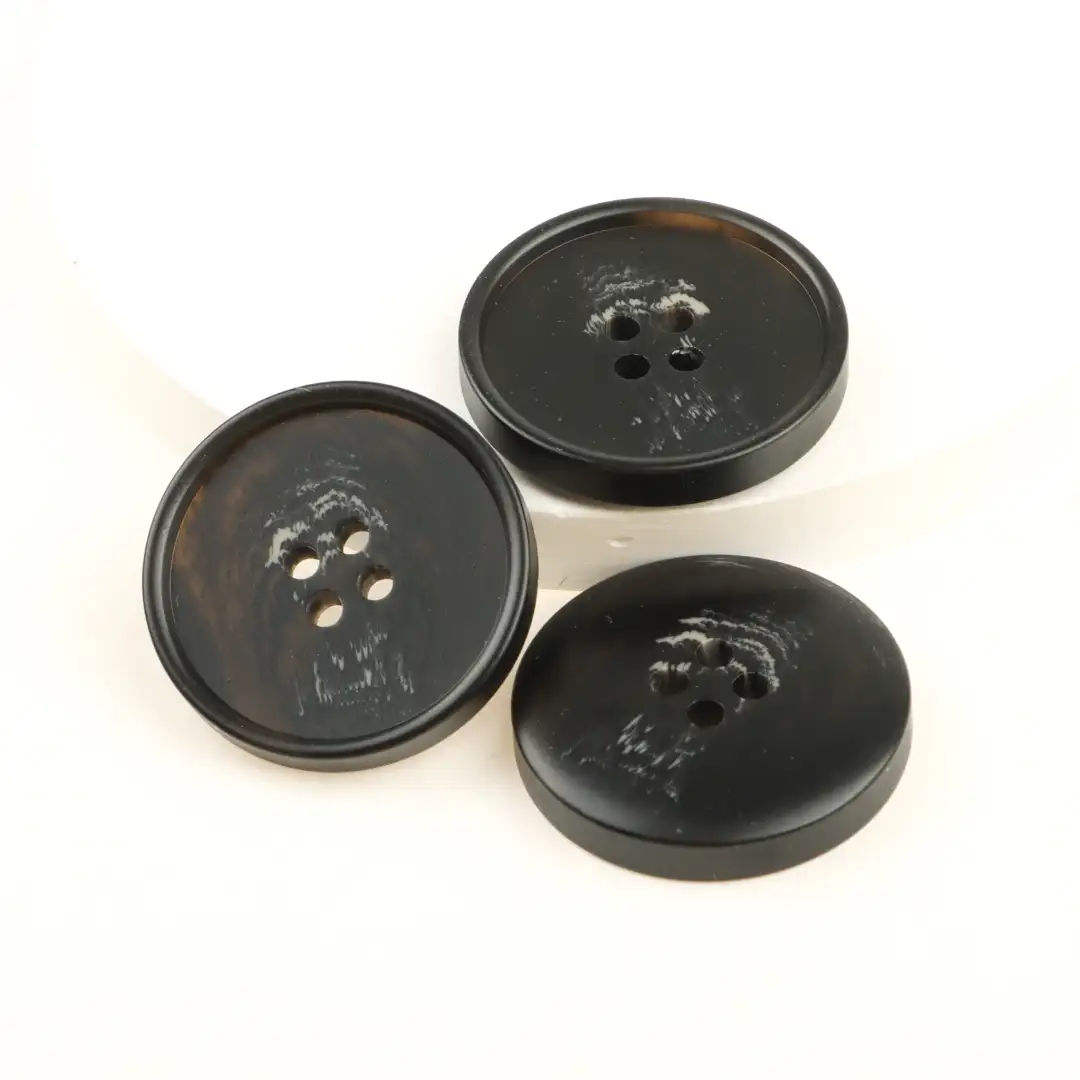 Black 4 holes Resin Button for Shirt,Overcoat buy garments accessories in bulk from China wholesaler at wholesale price free worldwide shipping Alibaba