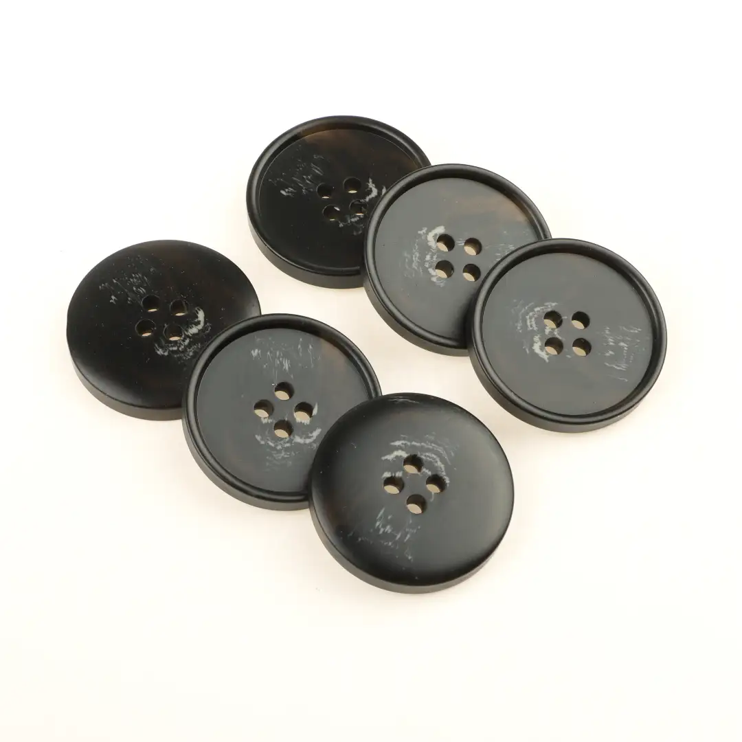 Black 4 holes Resin Button for Shirt,Overcoat buy garments accessories in bulk from China wholesaler at wholesale price free worldwide shipping Alibaba