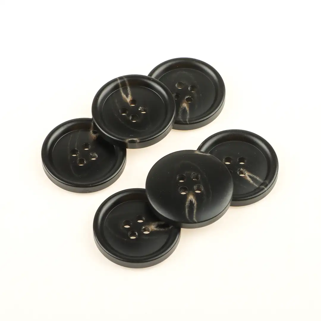Black 4 holes Resin Button for Shirt,Overcoat buy garments accessories in bulk from China wholesaler at wholesale price free worldwide shipping Alibaba