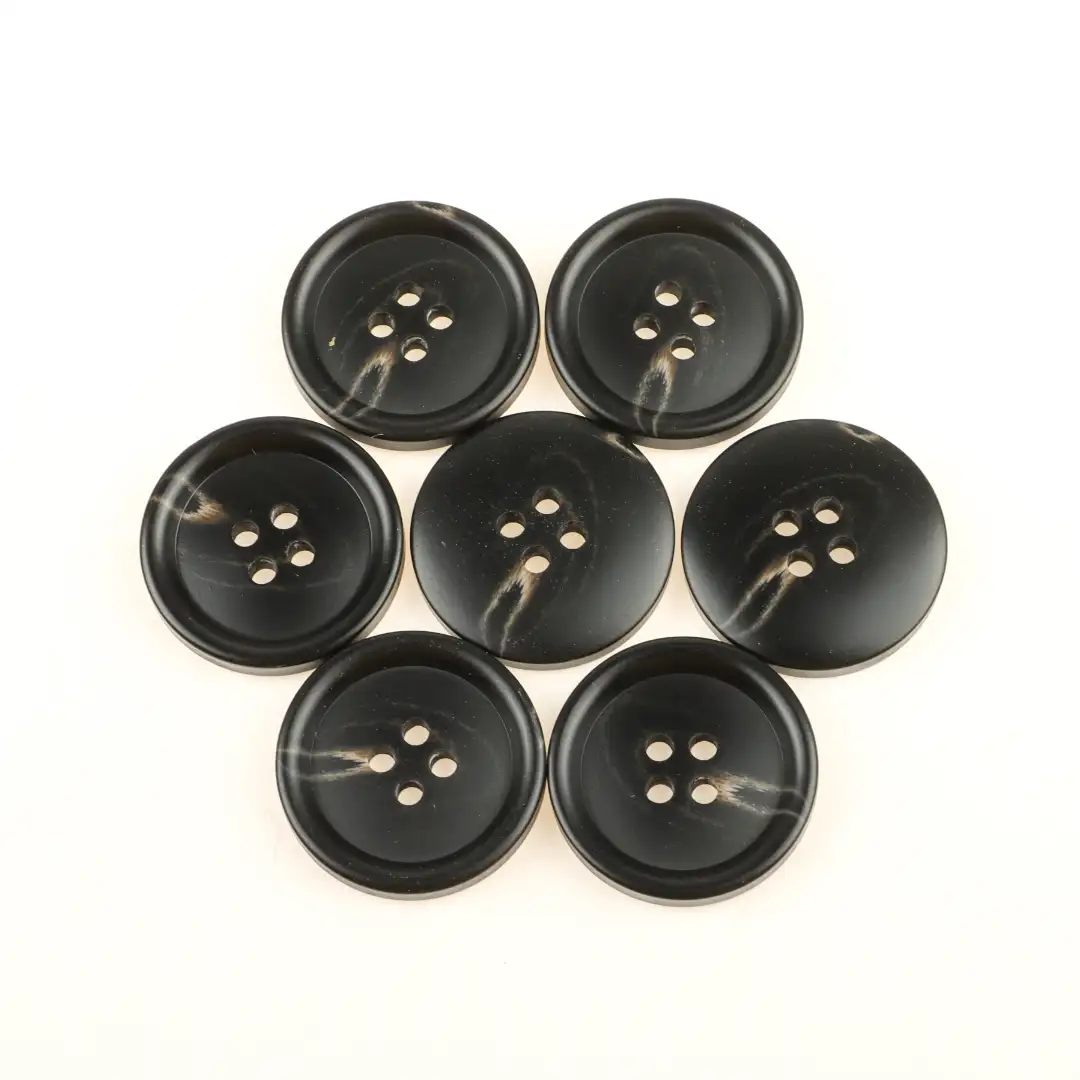 Black 4 holes Resin Button for Shirt,Overcoat buy garments accessories in bulk from China wholesaler at wholesale price free worldwide shipping Alibaba