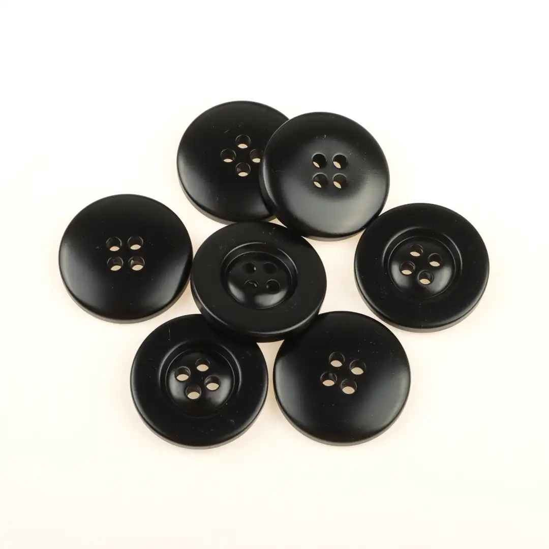 Black 4 holes Resin Button for Shirt,Overcoat buy garments accessories in bulk from China wholesaler at wholesale price free worldwide shipping Alibaba