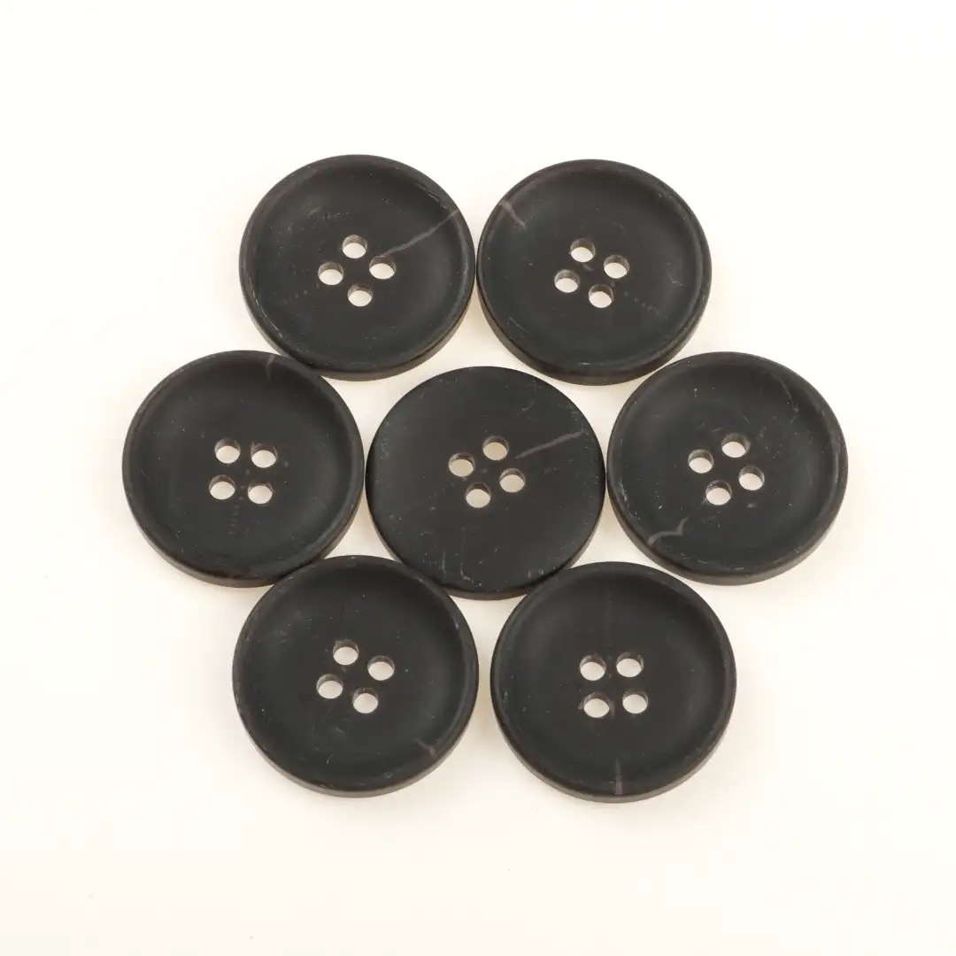 Black 4 holes Resin Button for Shirt,Overcoat buy garments accessories in bulk from China wholesaler at wholesale price free worldwide shipping Alibaba