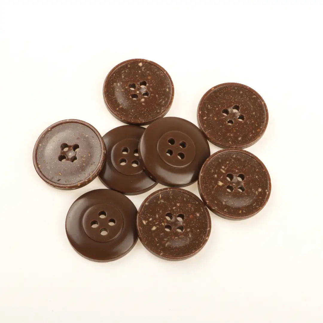 Brown 4 holes Resin Button for Shirt,Overcoat buy garments accessories in bulk from China wholesaler at wholesale price free worldwide shipping Alibaba