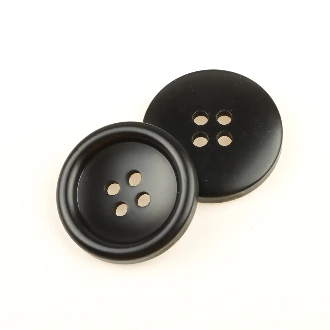 Black 4 holes Resin Button for Shirt,Overcoat buy garments accessories in bulk from China wholesaler at wholesale price free worldwide shipping Alibaba