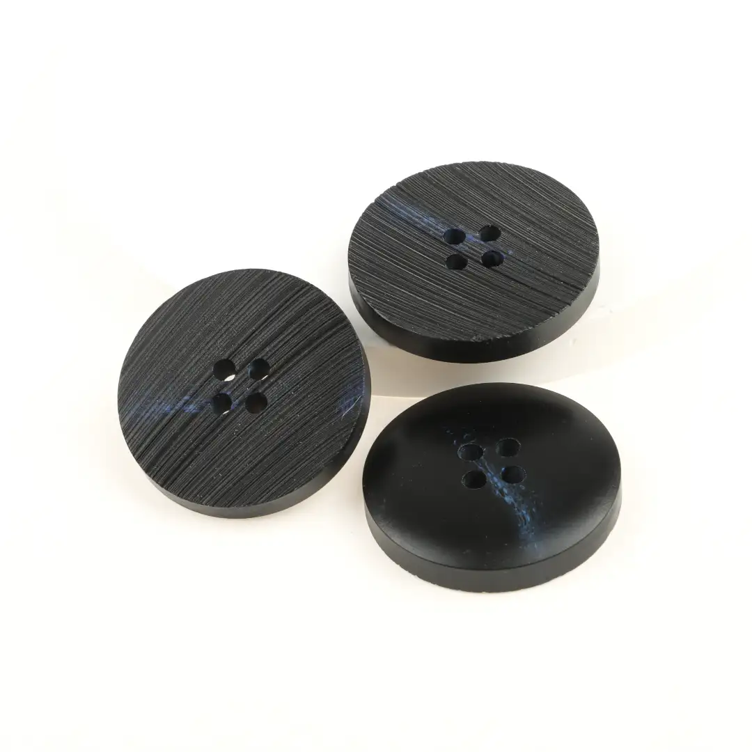 Black 4 holes Resin Button for Shirt,Overcoat buy garments accessories in bulk from China wholesaler at wholesale price free worldwide shipping Alibaba