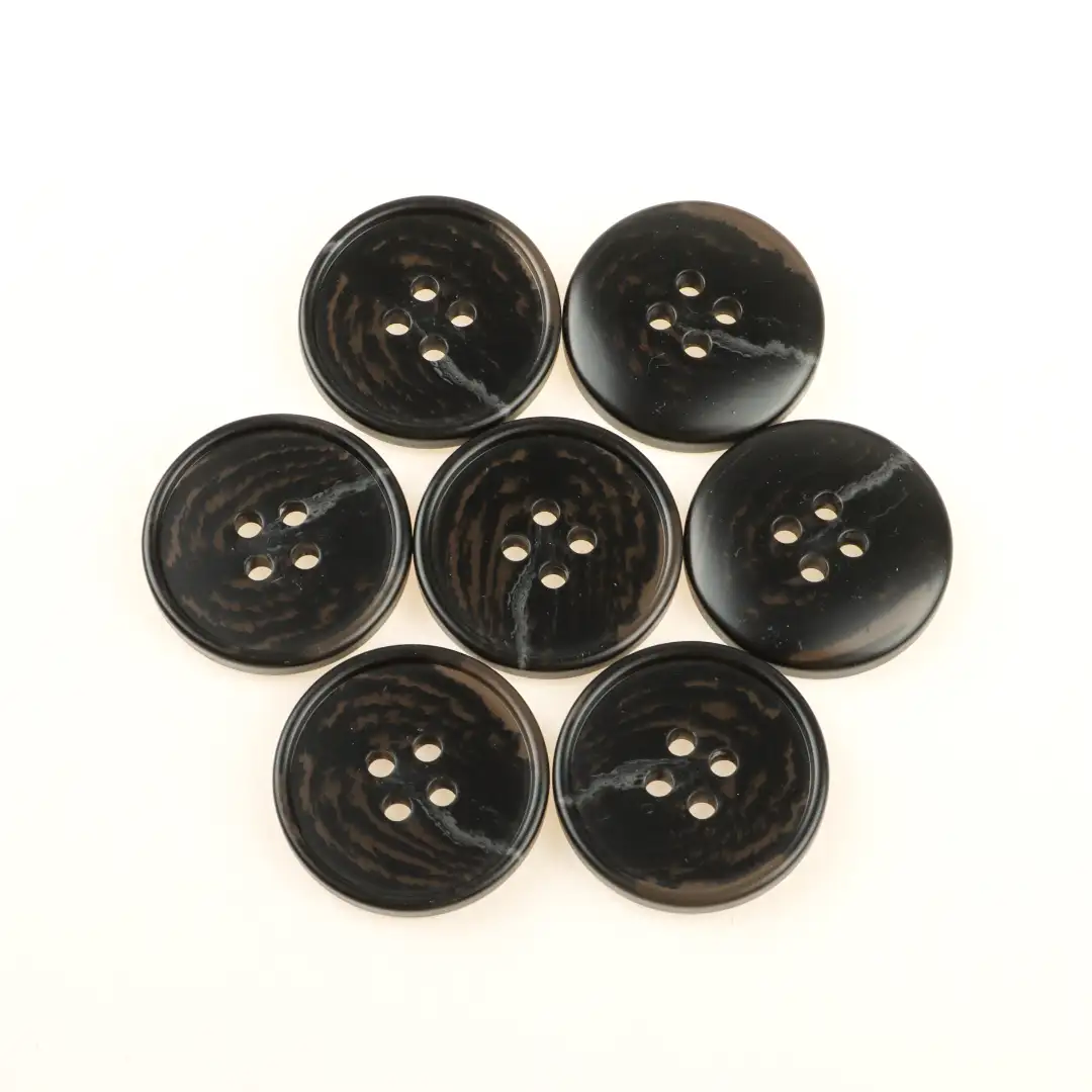 Black 4 holes Resin Button for Shirt,Overcoat buy garments accessories in bulk from China wholesaler at wholesale price free worldwide shipping Alibaba