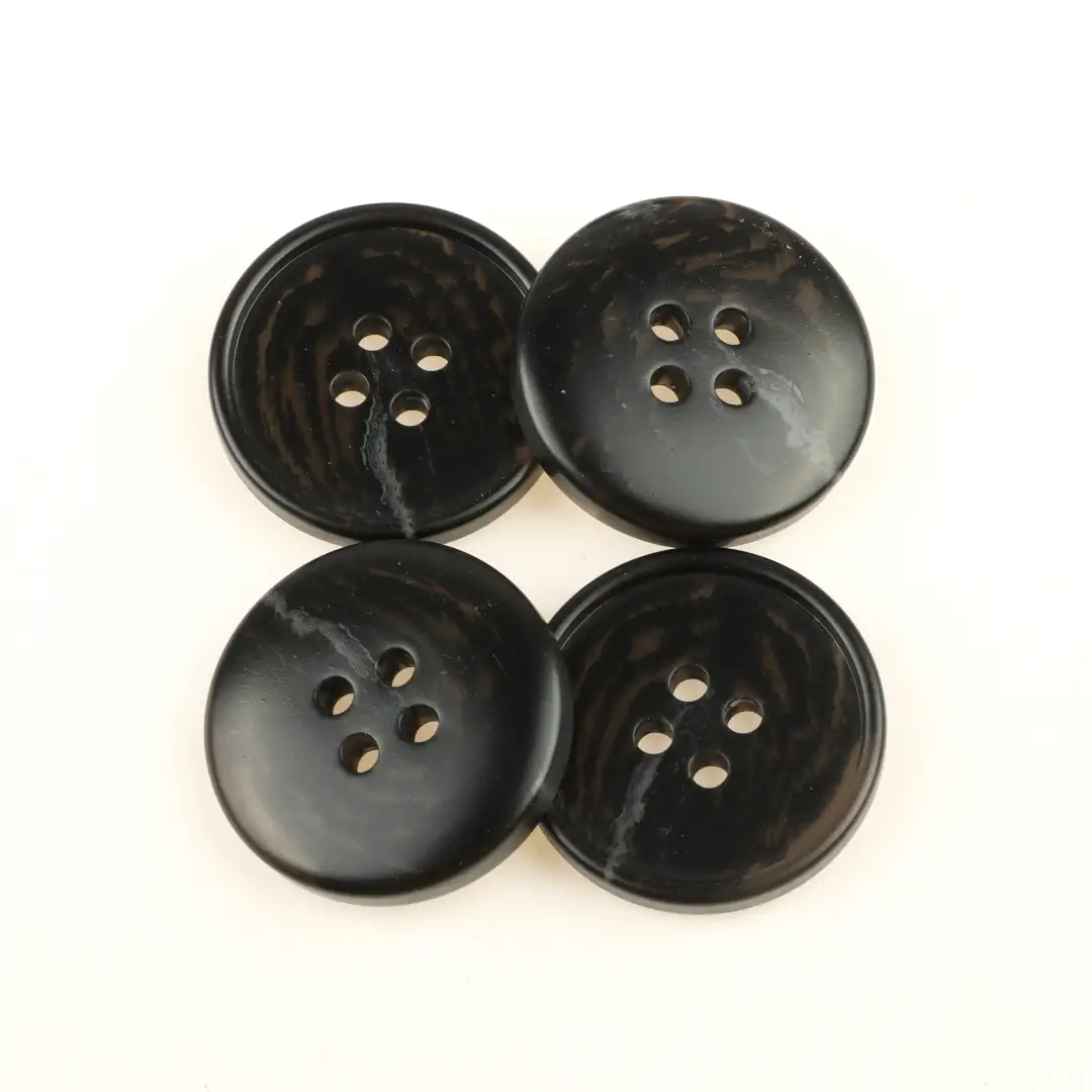Black 4 holes Resin Button for Shirt,Overcoat buy garments accessories in bulk from China wholesaler at wholesale price free worldwide shipping Alibaba