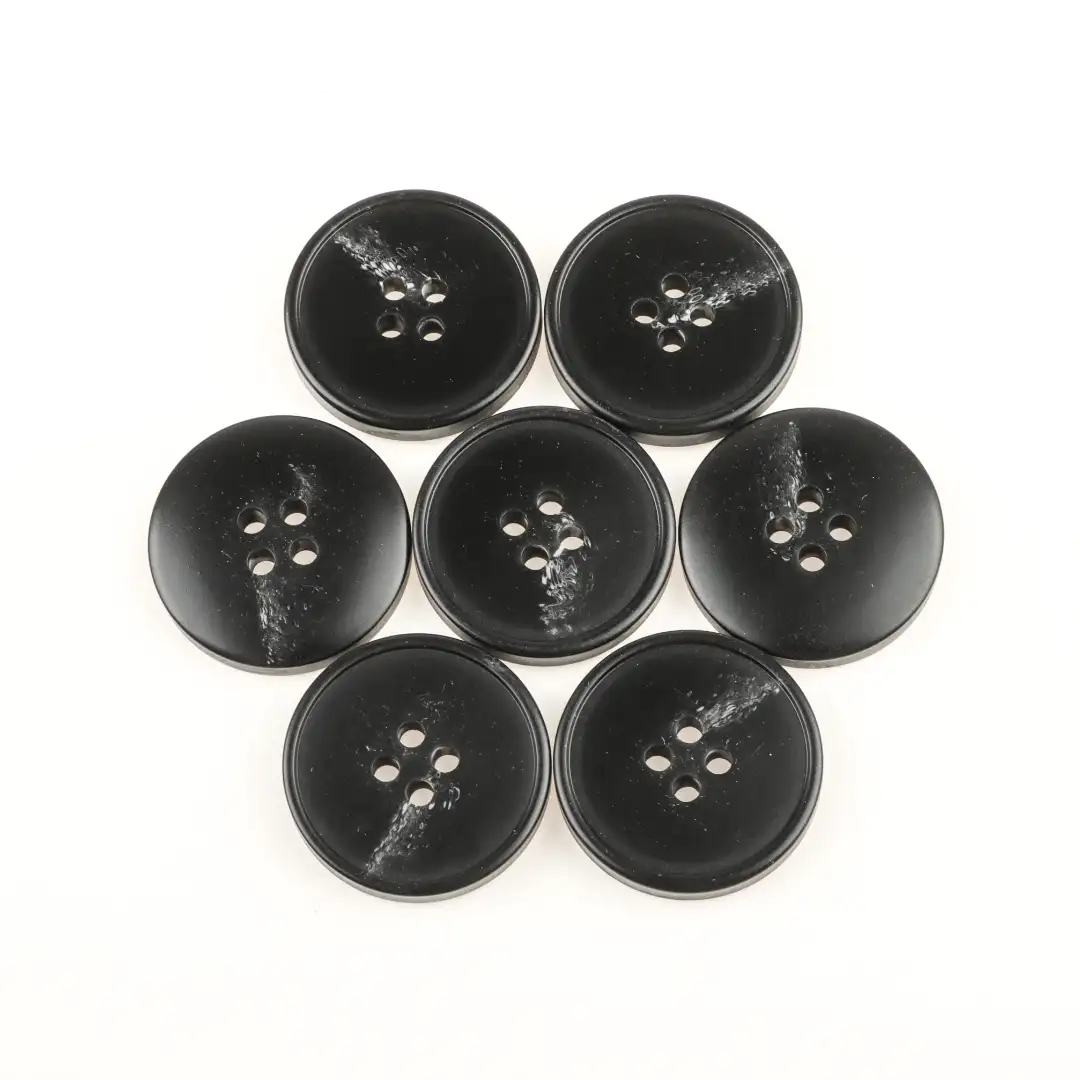 Black 4 holes Resin Button for Shirt,Overcoat buy garments accessories in bulk from China wholesaler at wholesale price free worldwide shipping Alibaba