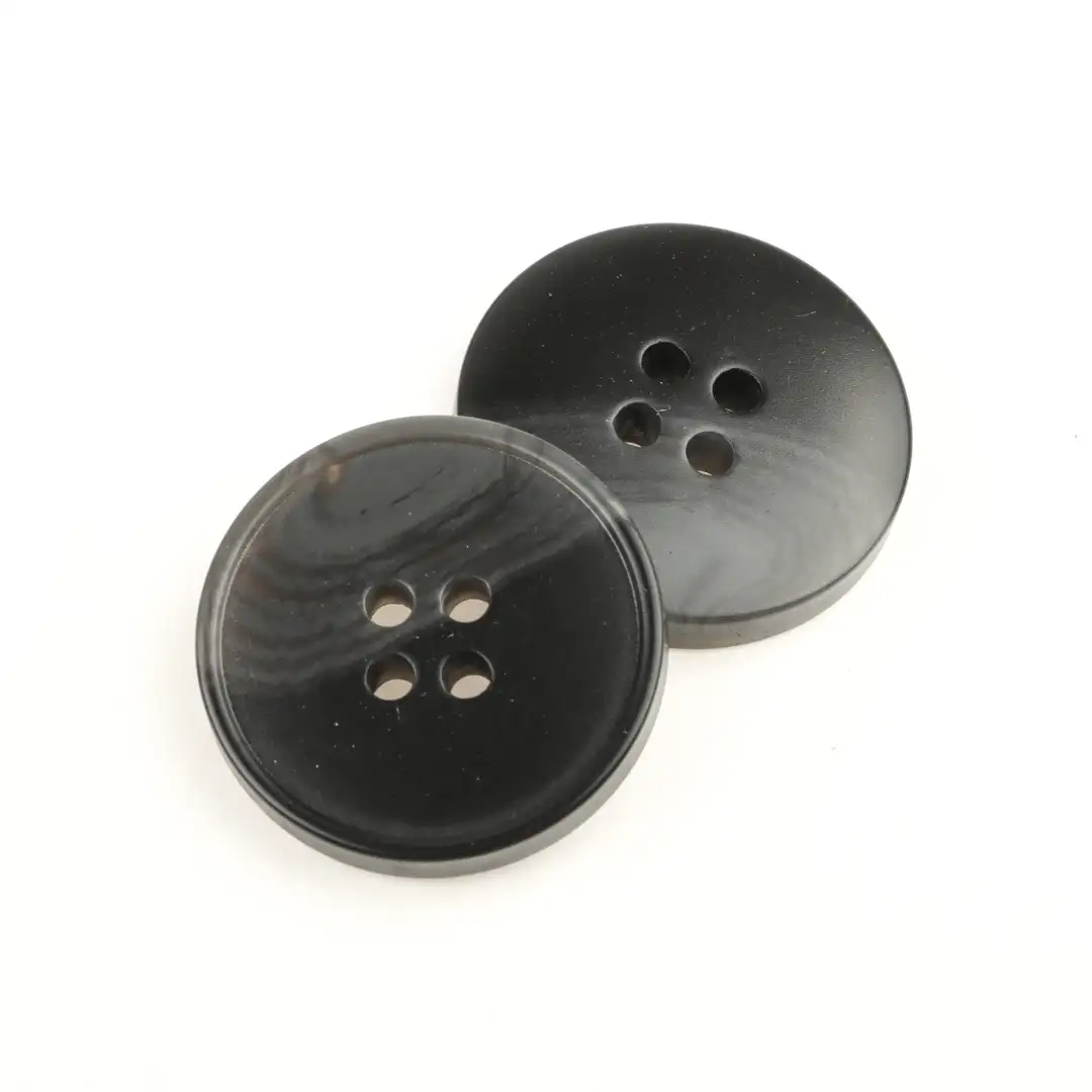 Black 4 holes Resin Button for Shirt,Overcoat buy garments accessories in bulk from China wholesaler at wholesale price free worldwide shipping Alibaba