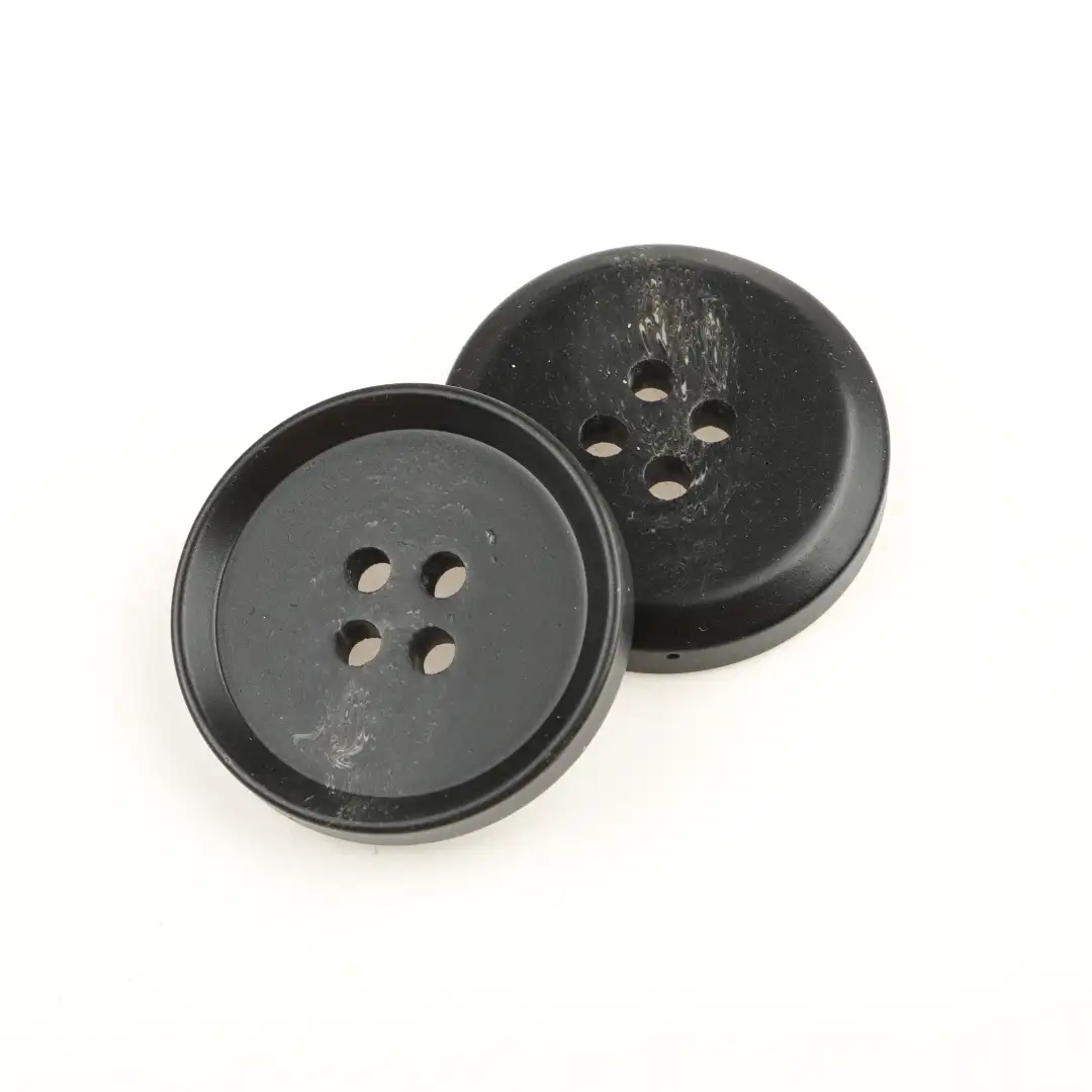 Black 4 holes Resin Button for Shirt,Overcoat buy garments accessories in bulk from China wholesaler at wholesale price free worldwide shipping Alibaba