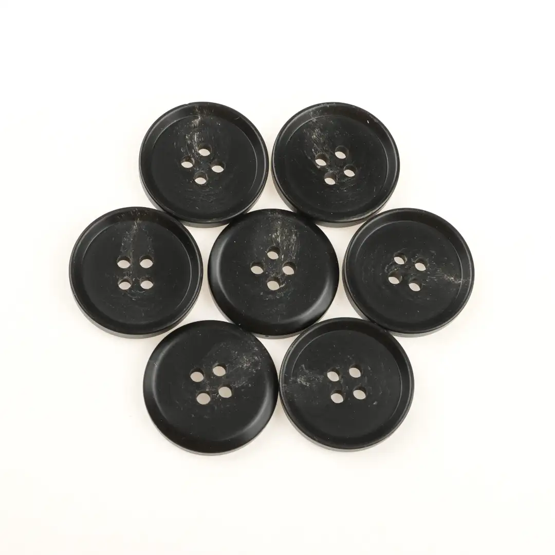 Black 4 holes Resin Button for Shirt,Overcoat buy garments accessories in bulk from China wholesaler at wholesale price free worldwide shipping Alibaba