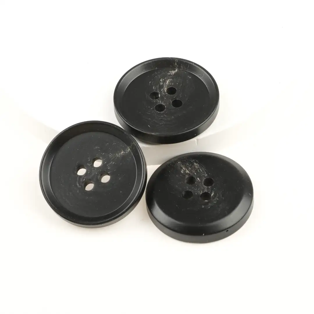Black 4 holes Resin Button for Shirt,Overcoat buy garments accessories in bulk from China wholesaler at wholesale price free worldwide shipping Alibaba