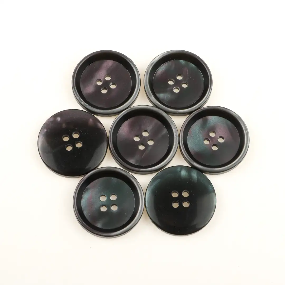 Black 4 holes Resin Button for Shirt,Overcoat buy garments accessories in bulk from China wholesaler at wholesale price free worldwide shipping Alibaba