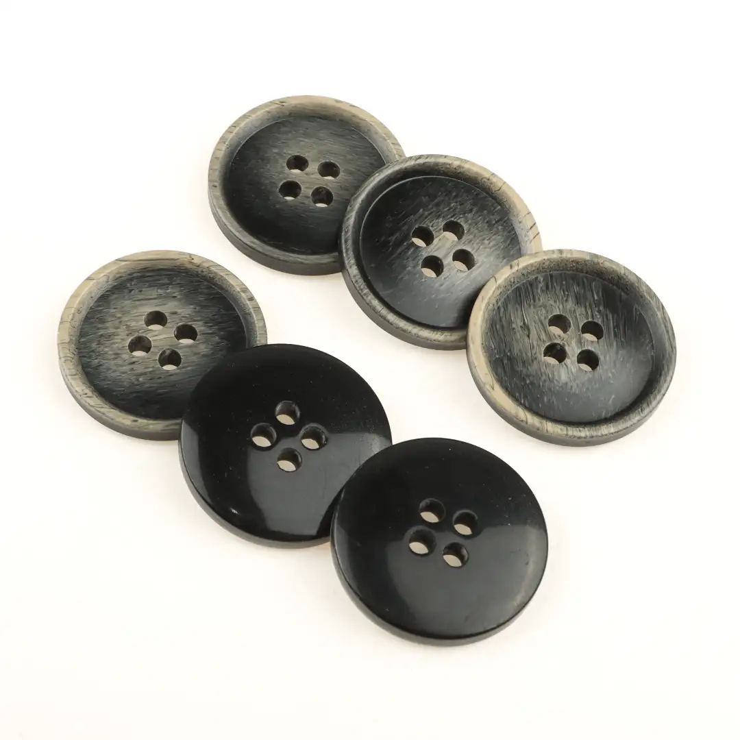 Black 4 holes Resin Button for Shirt,Overcoat buy garments accessories in bulk from China wholesaler at wholesale price free worldwide shipping Alibaba