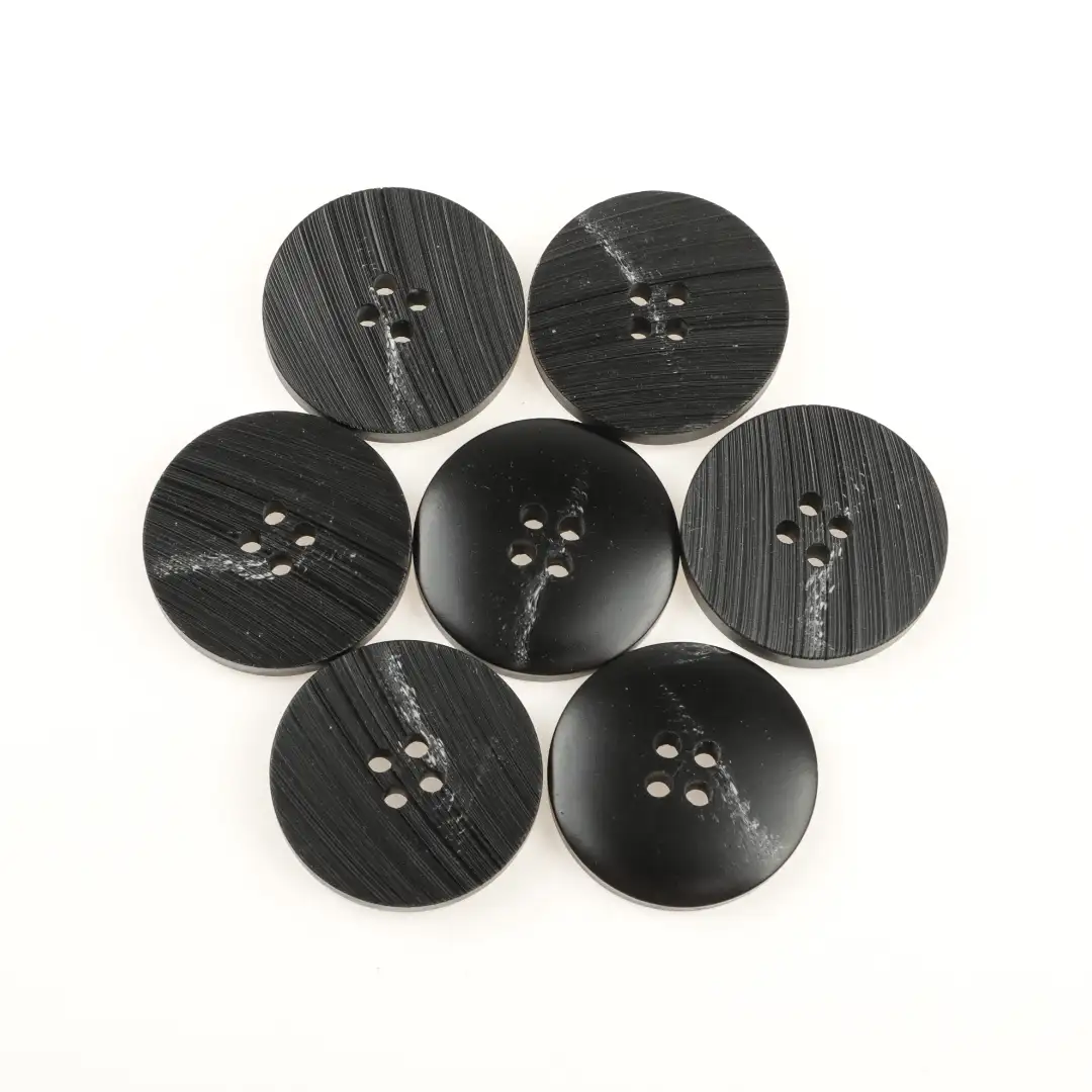 Black 4 holes Resin Button for Shirt,Overcoat buy garments accessories in bulk from China wholesaler at wholesale price free worldwide shipping Alibaba