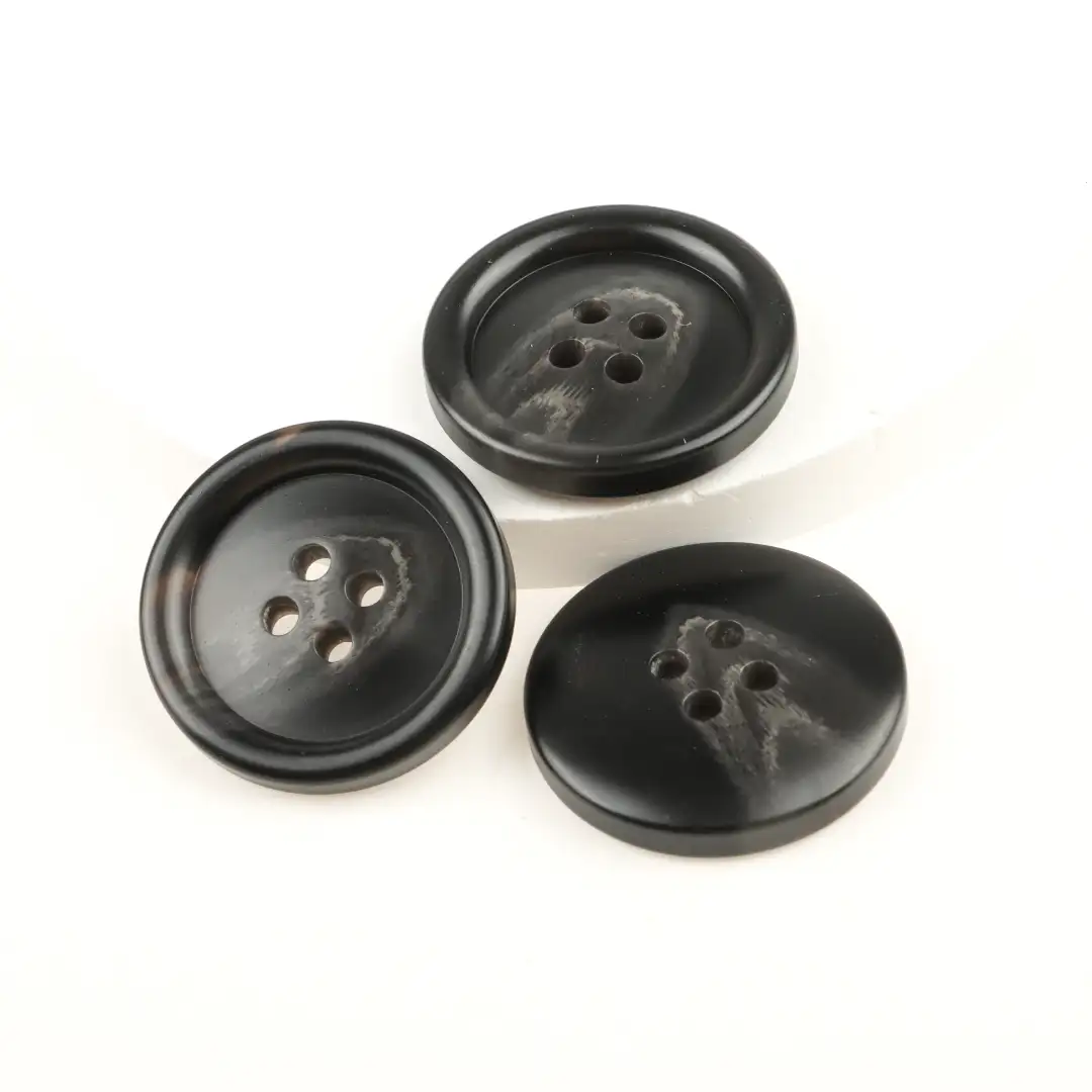 Black 4 holes Resin Button for Shirt,Overcoat buy garments accessories in bulk from China wholesaler at wholesale price free worldwide shipping Alibaba